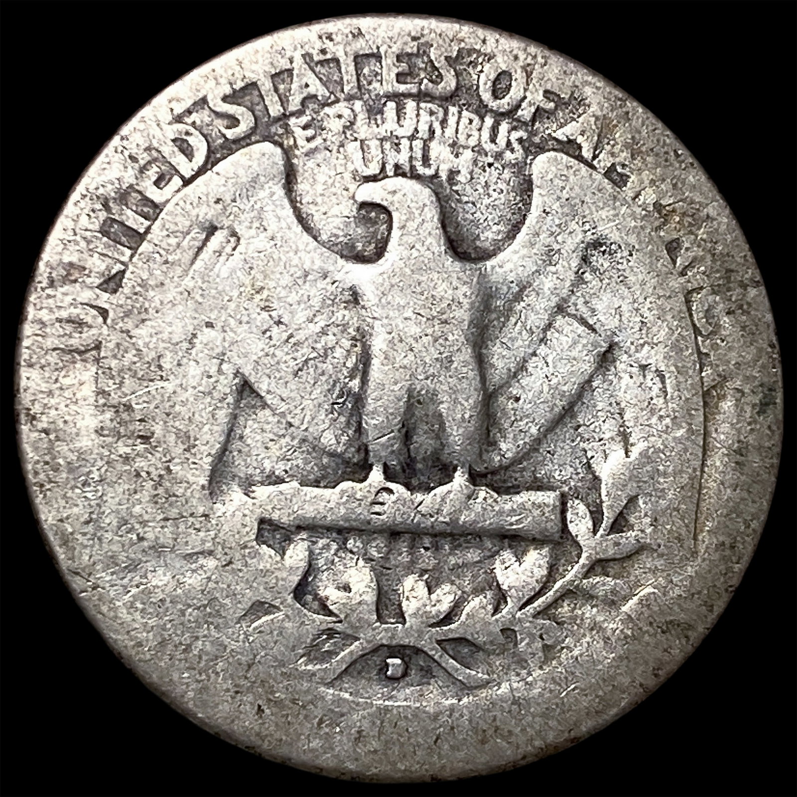 1932-D Silver Washington Quarter NICELY CIRCULATED - 2