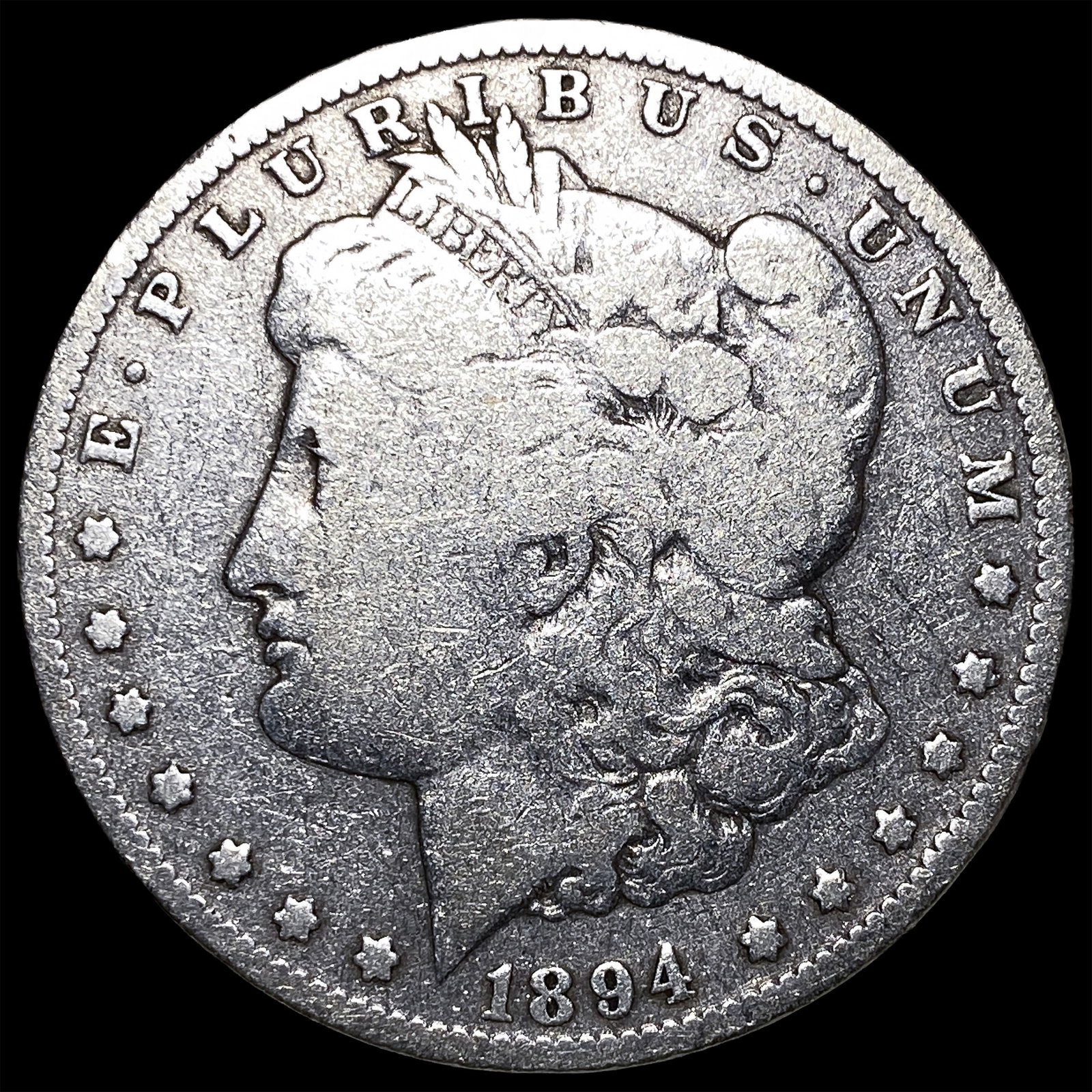 1894-O Silver Morgan Dollar LIGHTLY CIRCULATED: 1894-O Silver Morgan Dollar LIGHTLY CIRCULATED