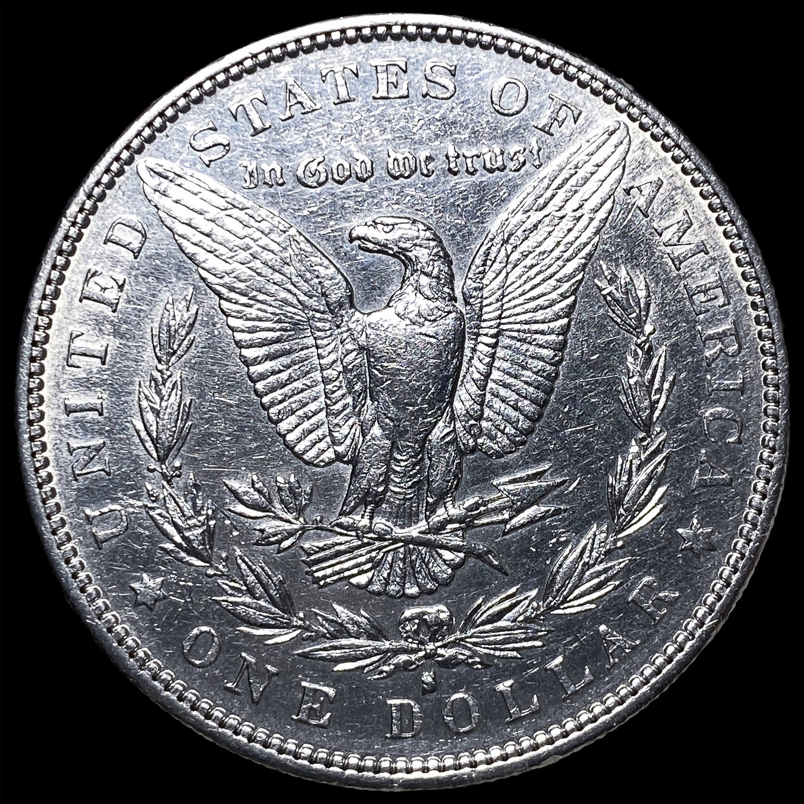 1889-S Silver Morgan Dollar CHOICE AU - 2