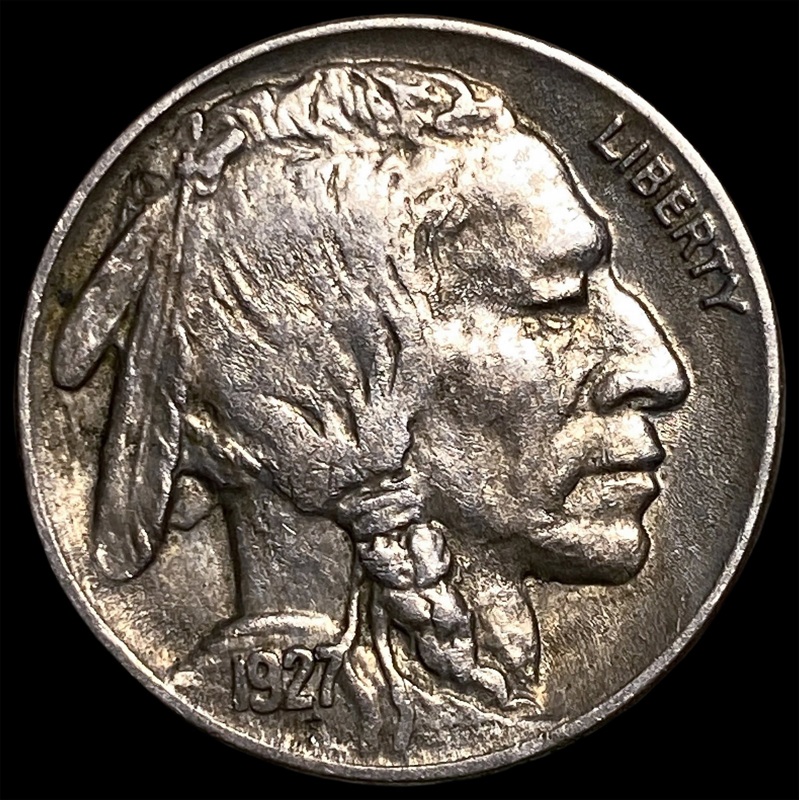 1927 Buffalo Nickel CLOSELY UNCIRCULATED: 1927 Buffalo Nickel CLOSELY UNCIRCULATED