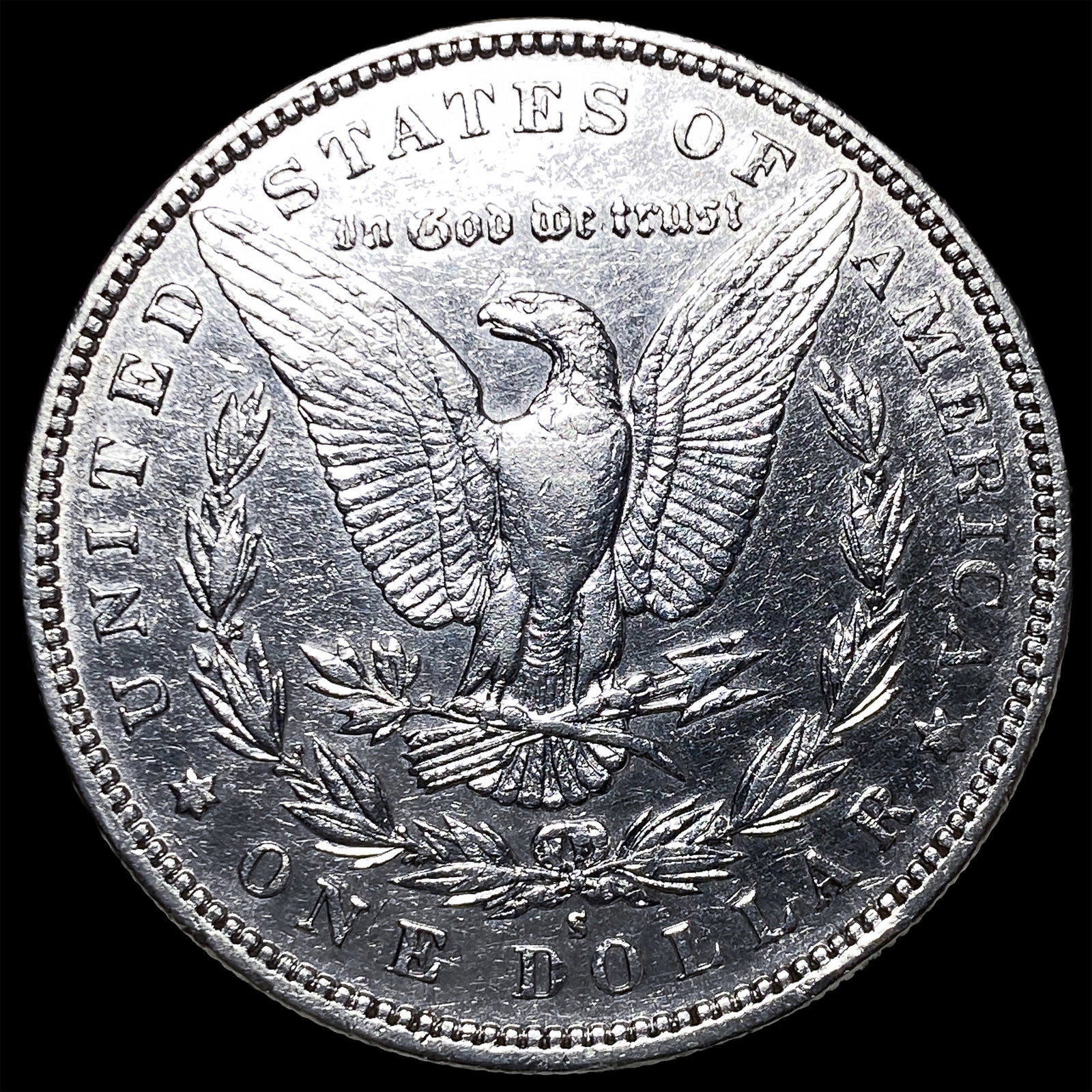 1896-S Silver Morgan Dollar CLOSELY UNCIRCULATED - 2