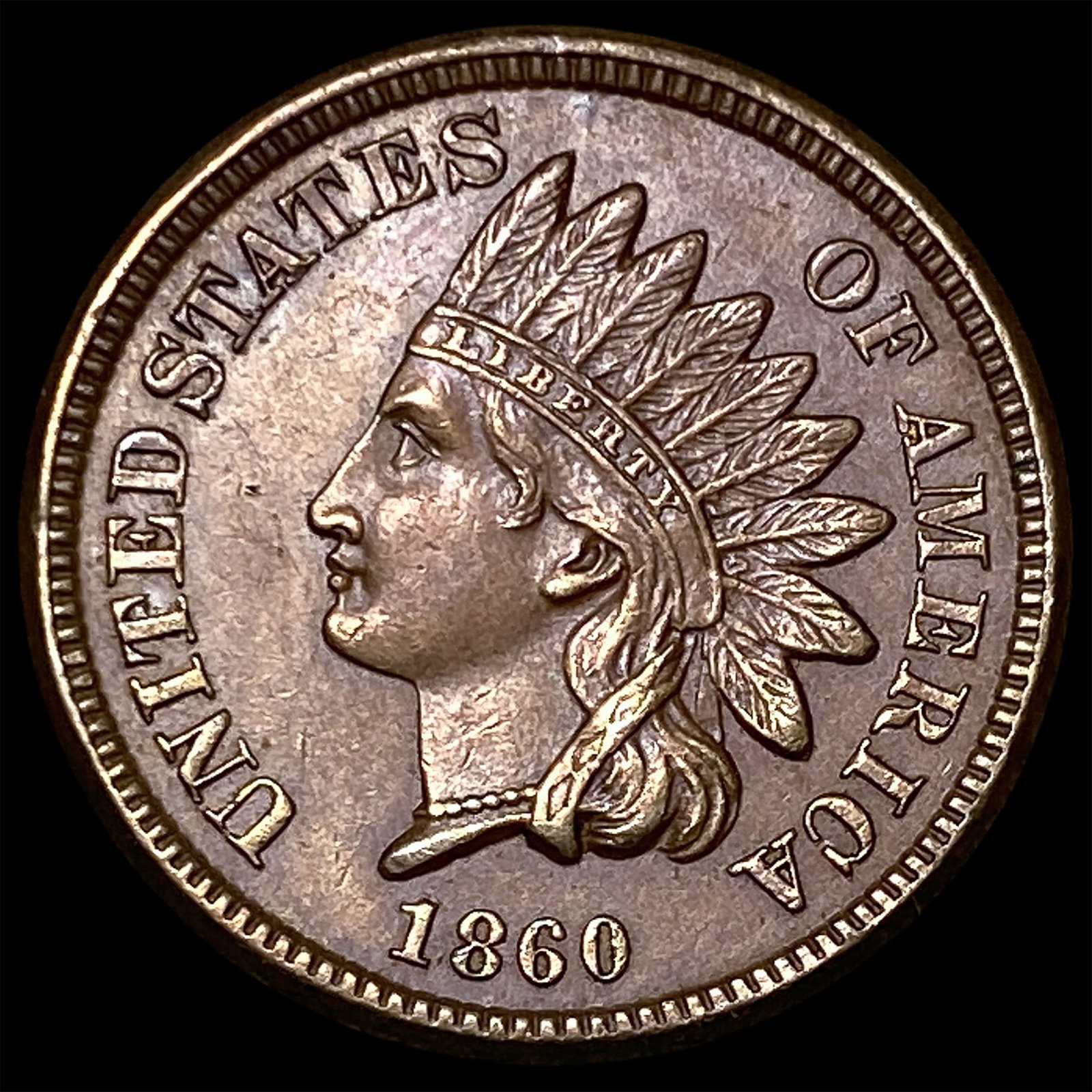 1860 Indian Head Cent UNCIRCULATED (1 of 2)