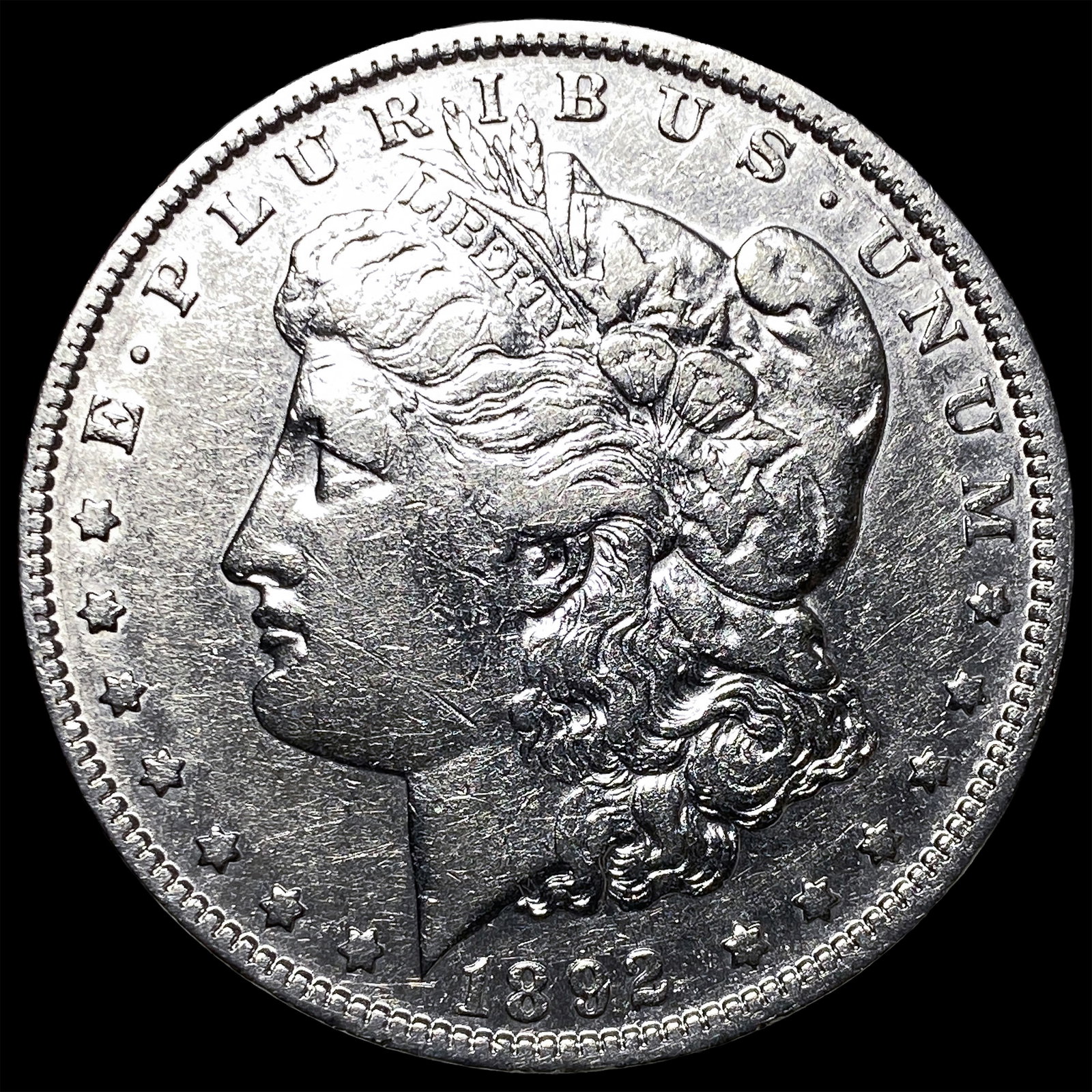 1892 Morgan Silver Dollar CLOSELY UNCIRCULATED: 1892 Morgan Silver Dollar CLOSELY UNCIRCULATED