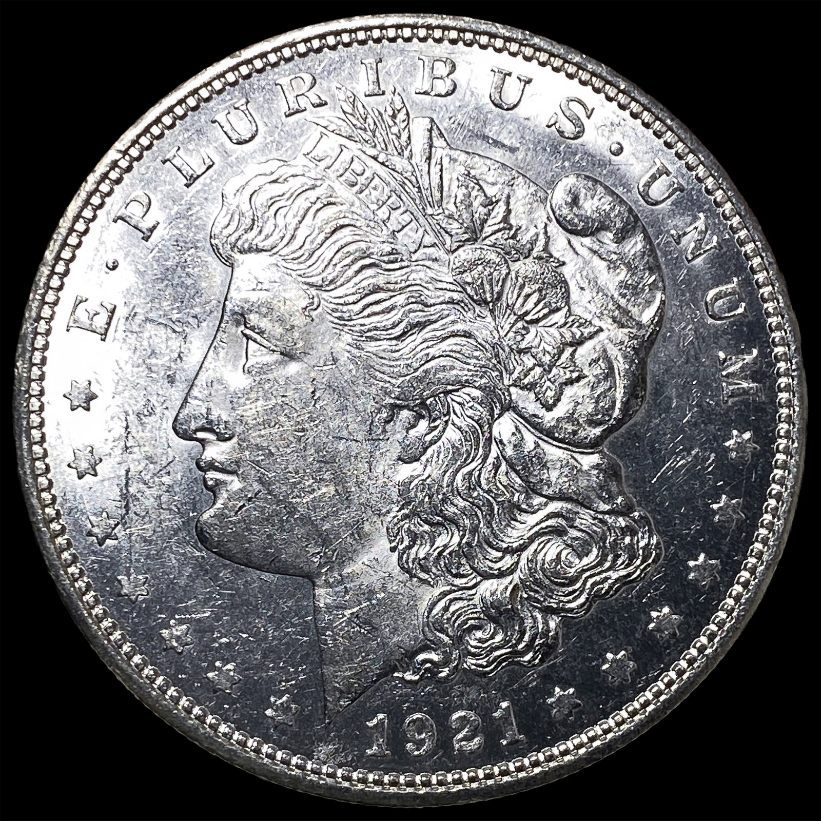1921 Silver Morgan Dollar UNCIRCULATED: 1921 Silver Morgan Dollar UNCIRCULATED