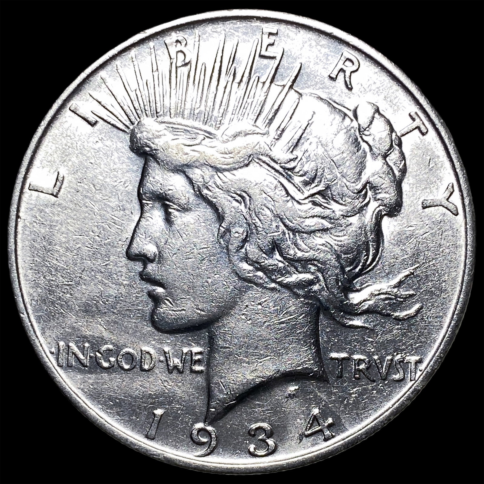 1934-D Silver Peace Dollar UNCIRCULATED (1 of 2)