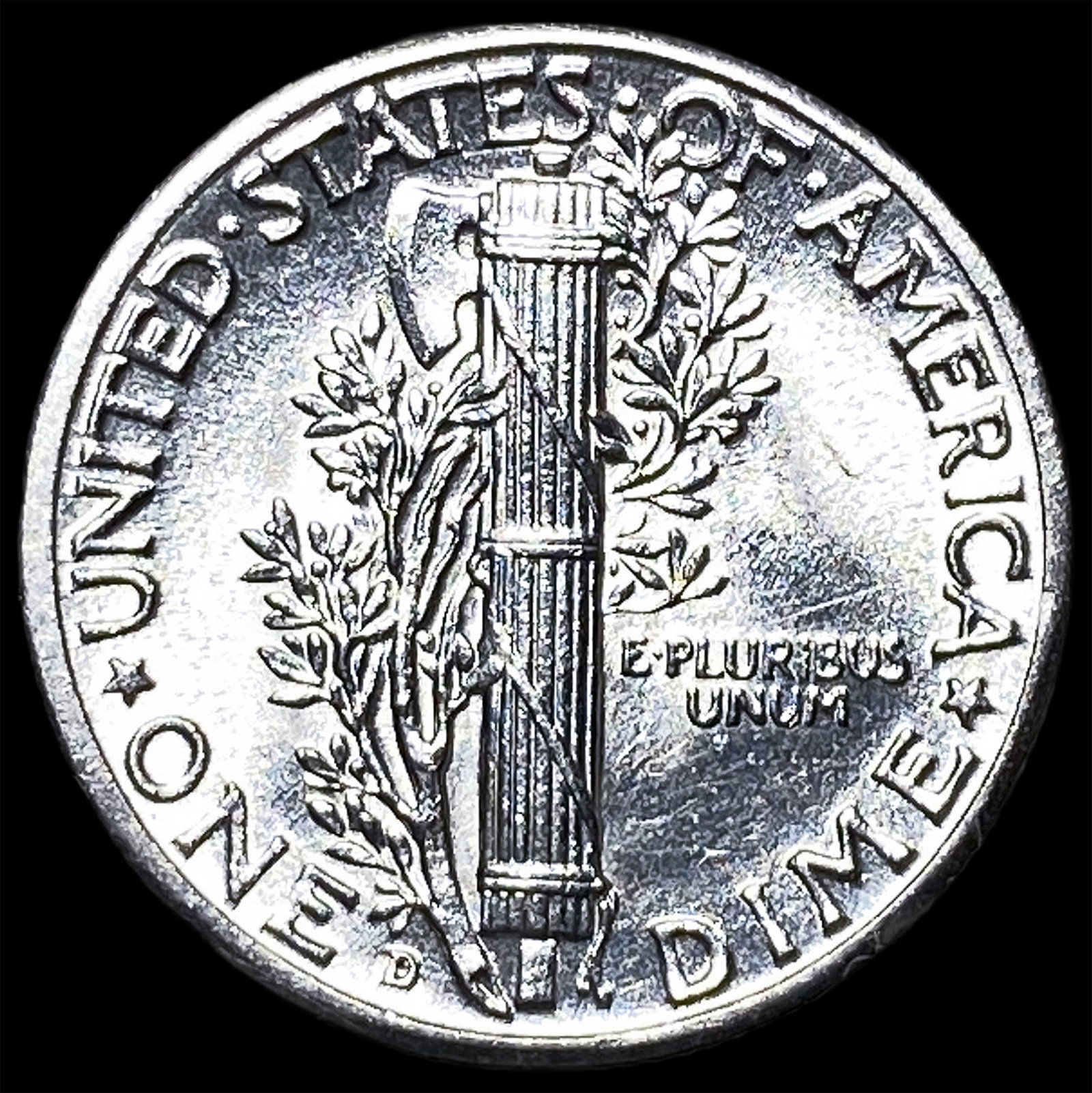 1942-S Silver Mercury Dime UNCIRCULATED - 2