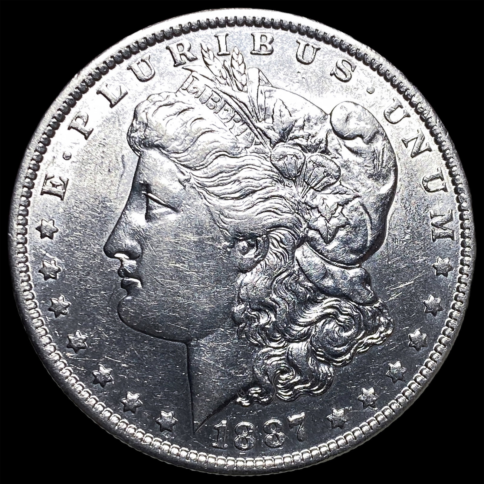 1887-O Silver Morgan Dollar CHOICE AU: 1887-O Silver Morgan Dollar CHOICE AU