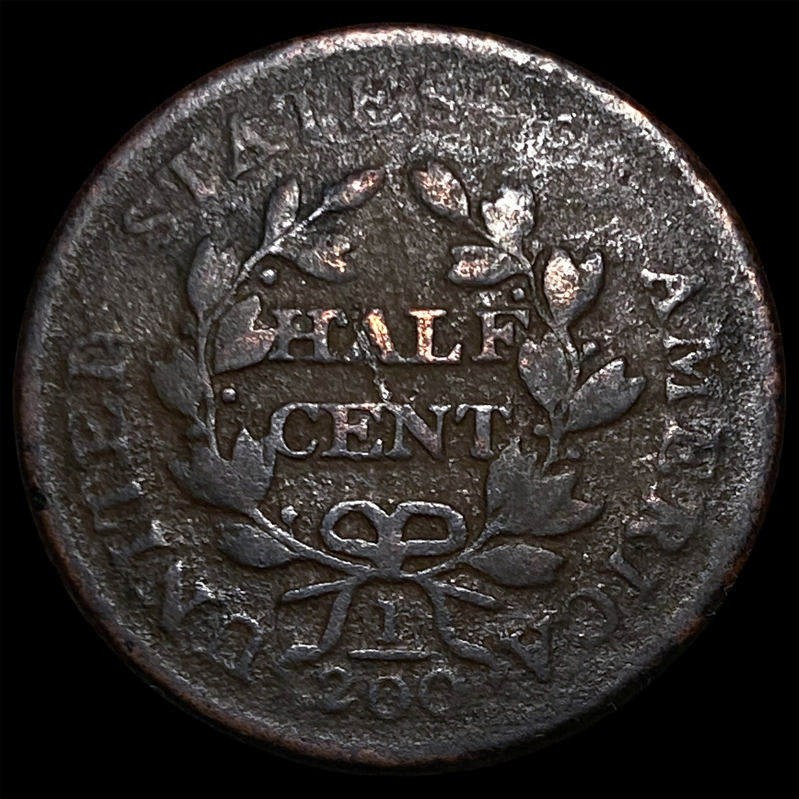 1794 Liberty Cap Half Cent NICELY CIRCULATED - 2