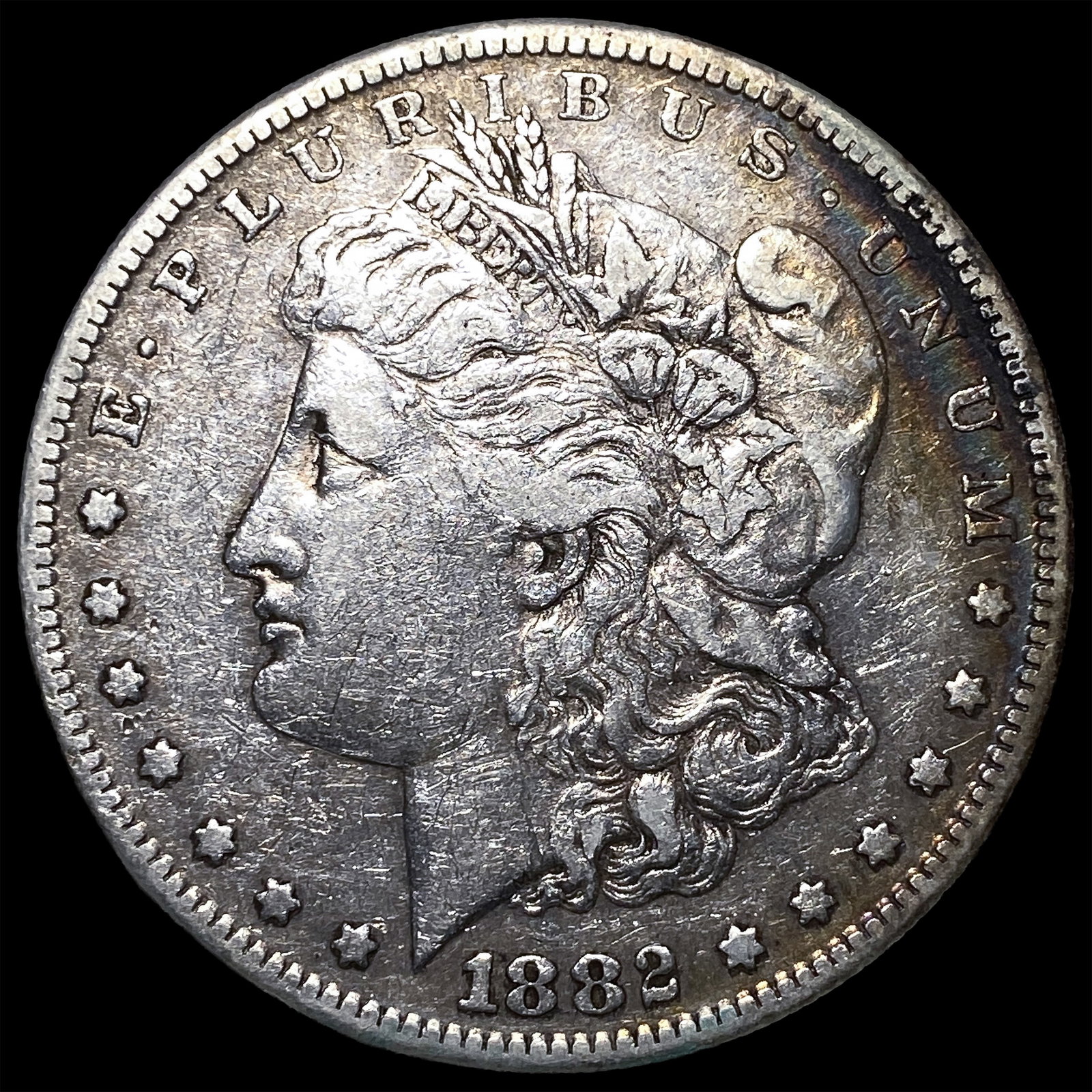 1882-S Silver Morgan Dollar NEARLY UNCIRCULATED: 1882-S Silver Morgan Dollar NEARLY UNCIRCULATED