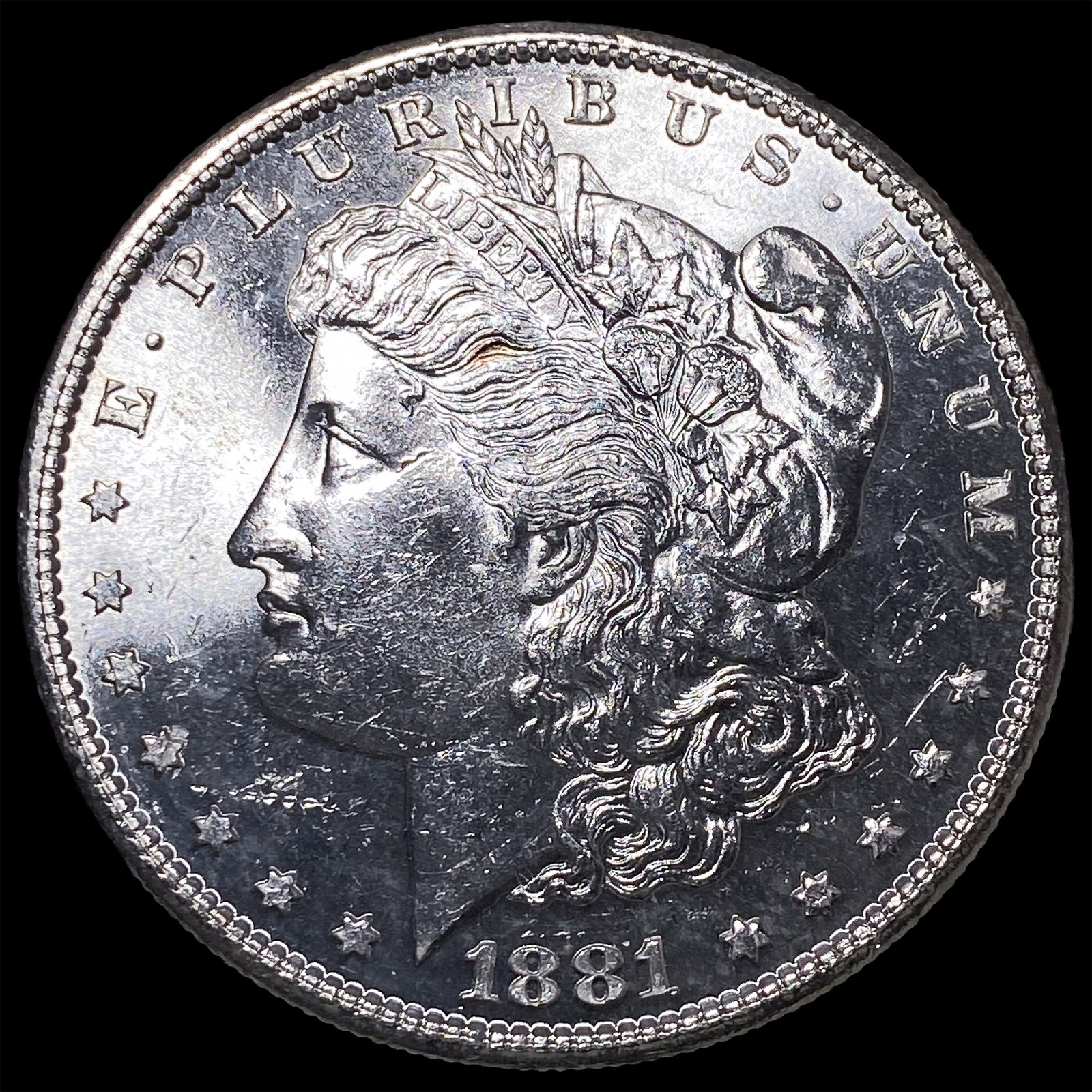 1881-S Silver Morgan Dollar UNCIRCULATED: 1881-S Silver Morgan Dollar UNCIRCULATED