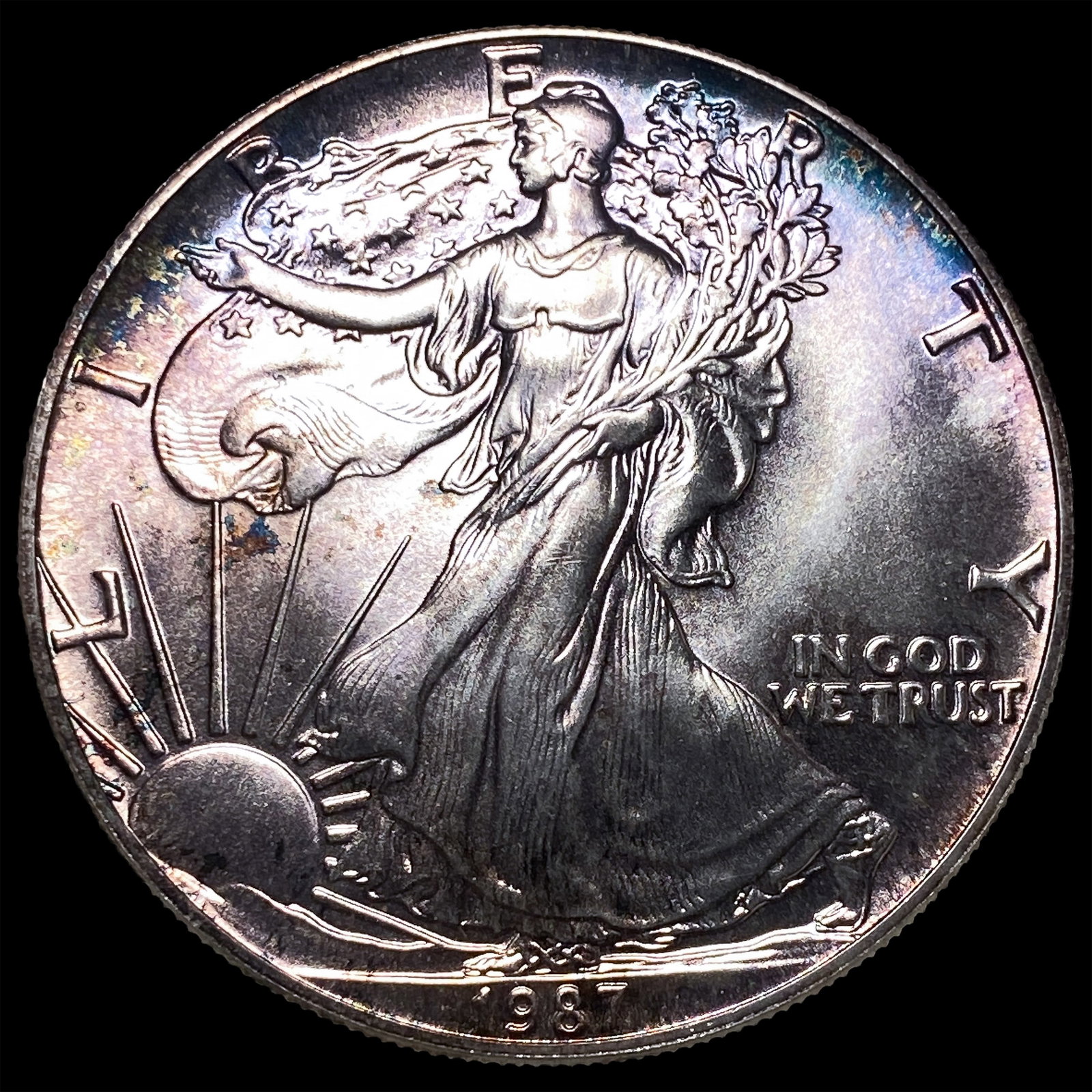 1987 Silver American Eagle $1 UNCIRCULATED: 1987 Silver American Eagle $1 UNCIRCULATED