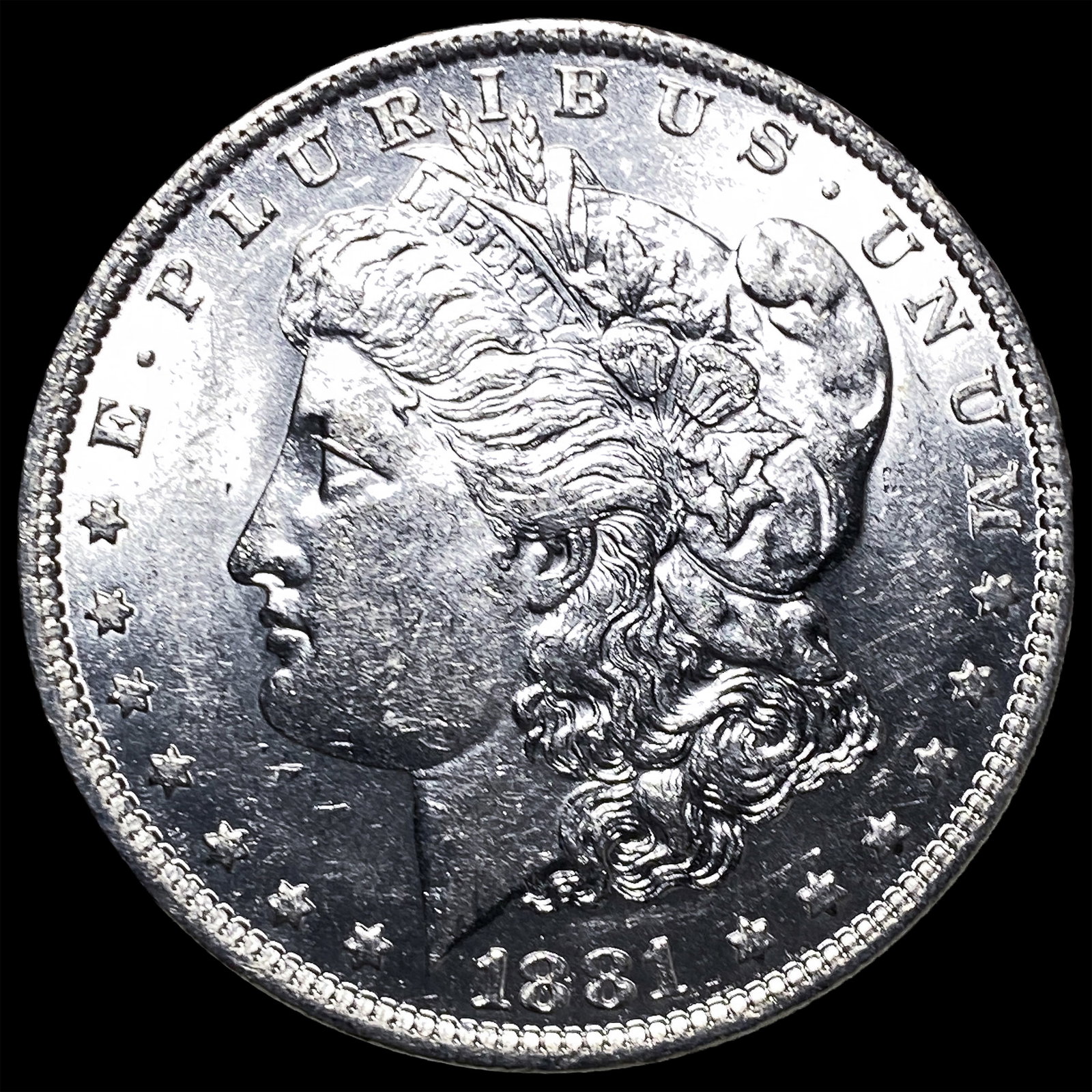 1881-S Silver Morgan Dollar UNCIRCULATED: 1881-S Silver Morgan Dollar UNCIRCULATED
