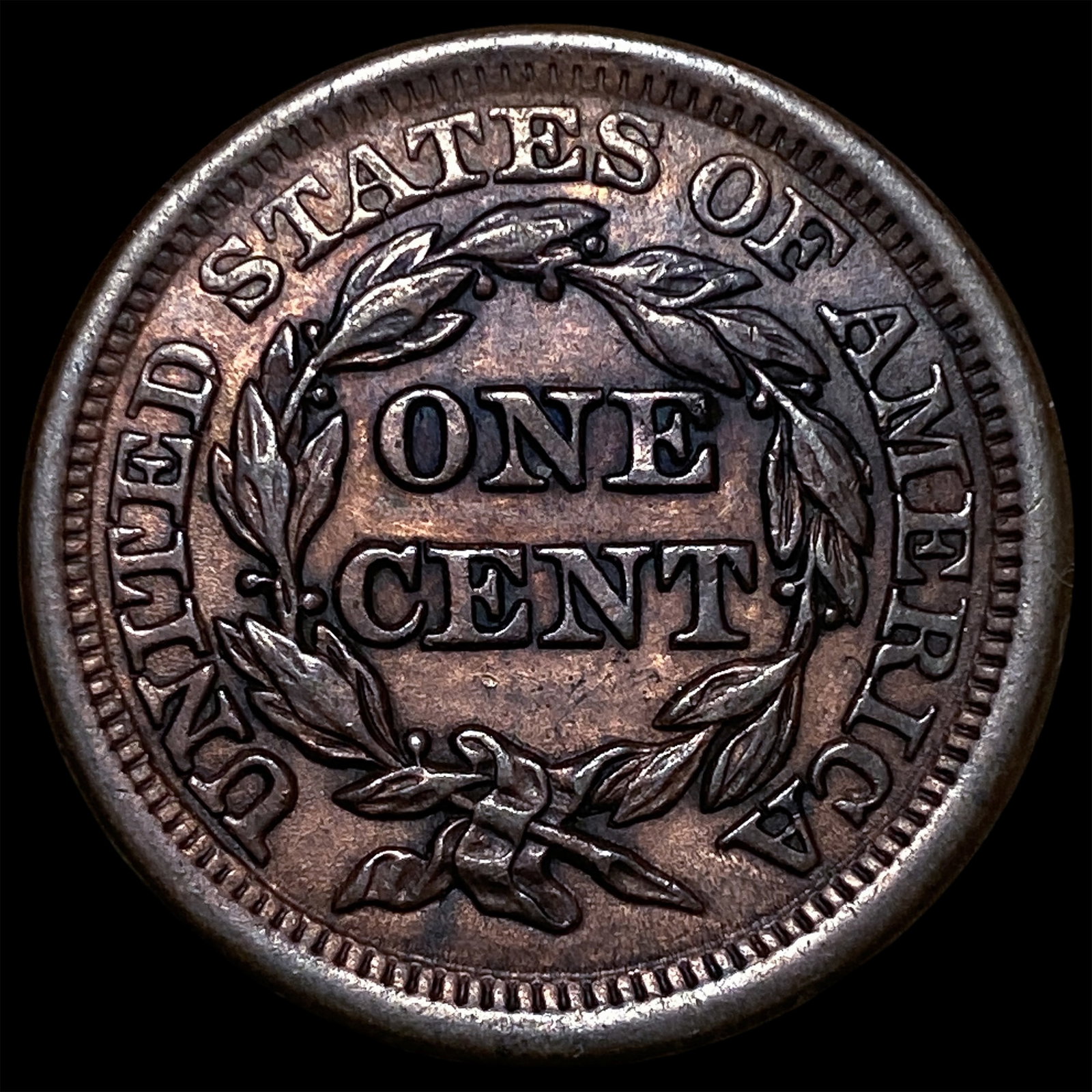 1853 Braided Hair Large Cent UNCIRCULATED - 2