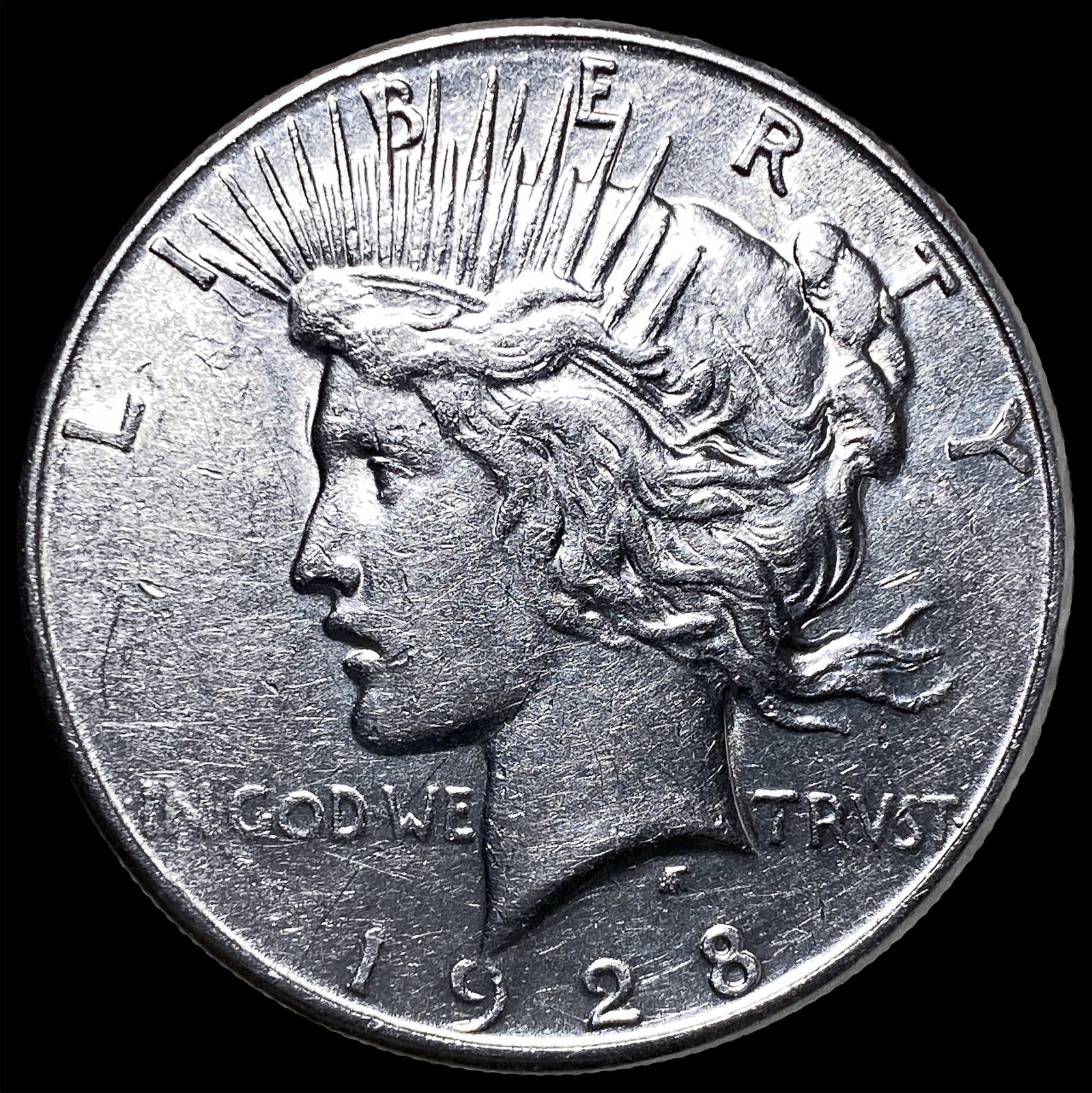 1928 Silver Peace Dollar CHOICE AU: 1928 Silver Peace Dollar CHOICE AU