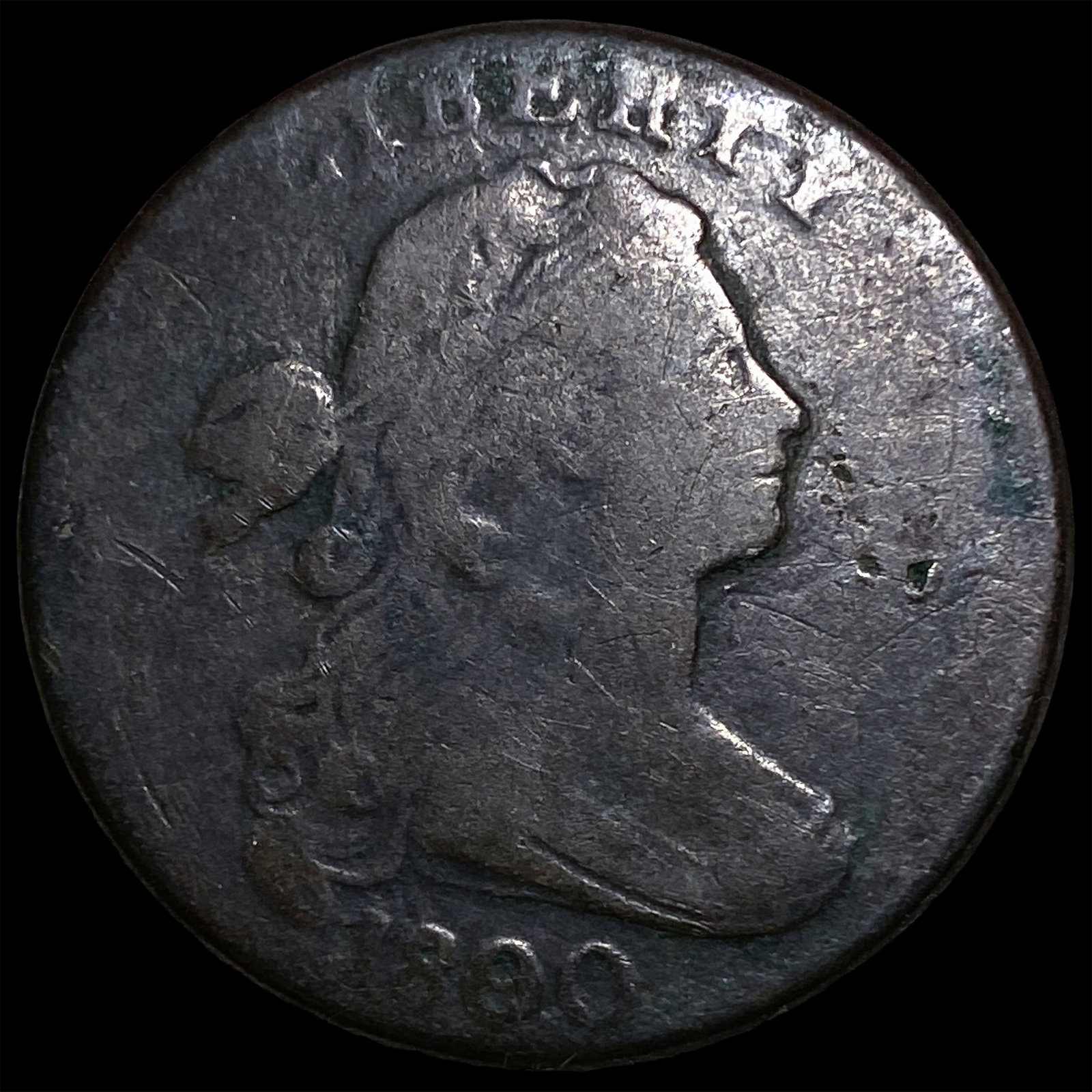 1800 Draped Bust Large Cent LIGHTLY CIRCULATED: 1800 Draped Bust Large Cent LIGHTLY CIRCULATED