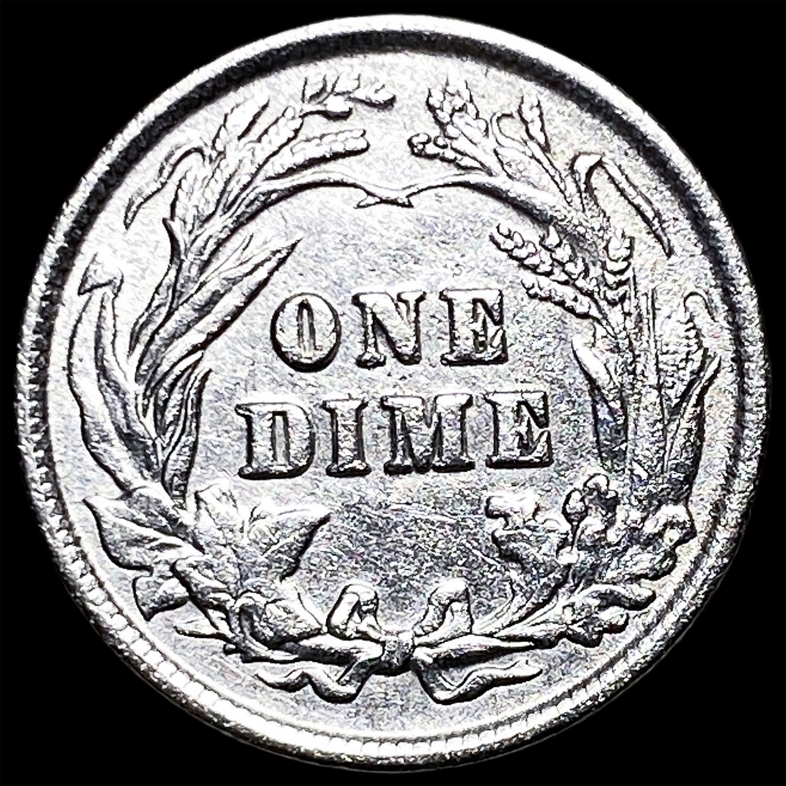 1900 Barber Dime CHOICE AU - 2