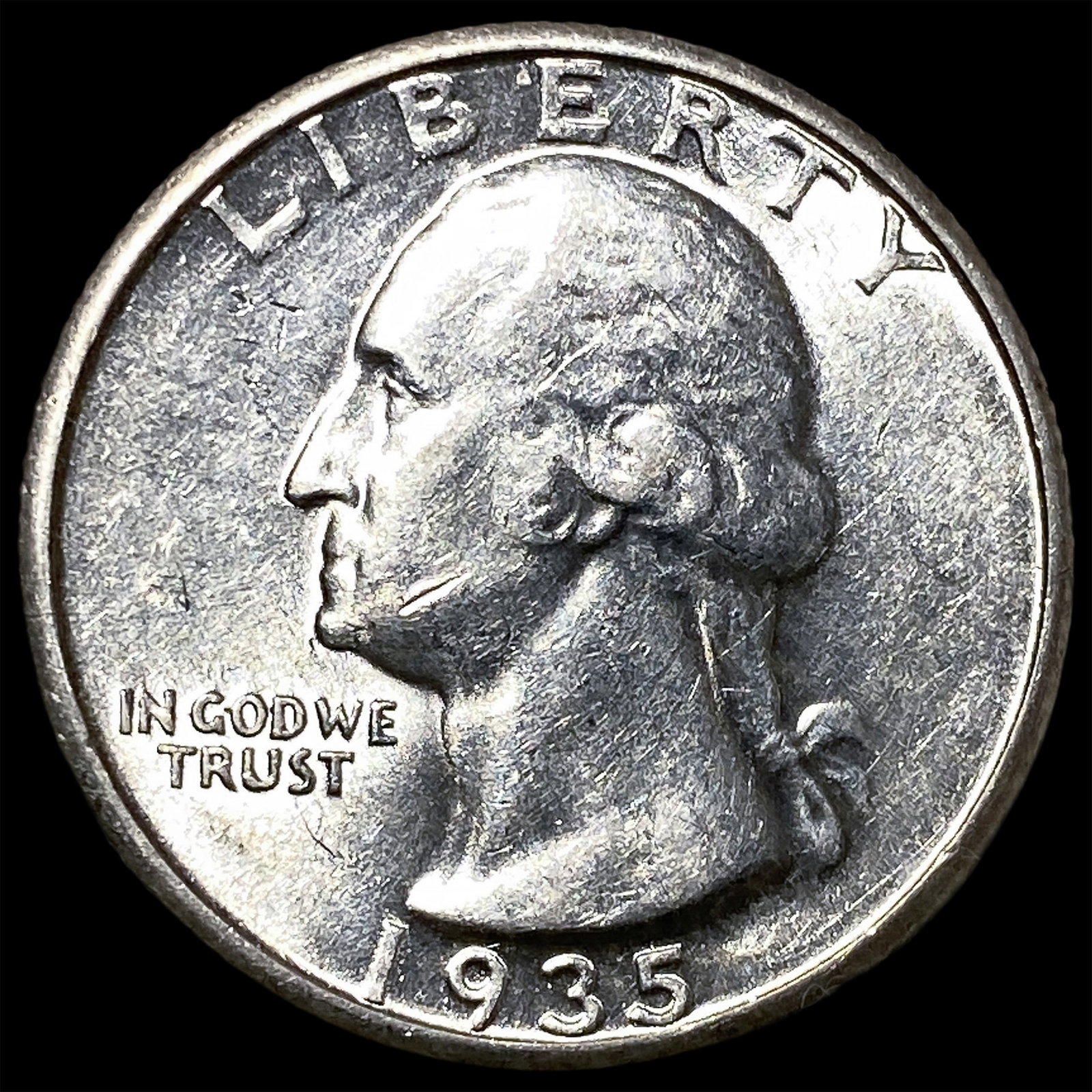 1935-S Silver Washington Quarter UNCIRCULATED: 1935-S Silver Washington Quarter UNCIRCULATED