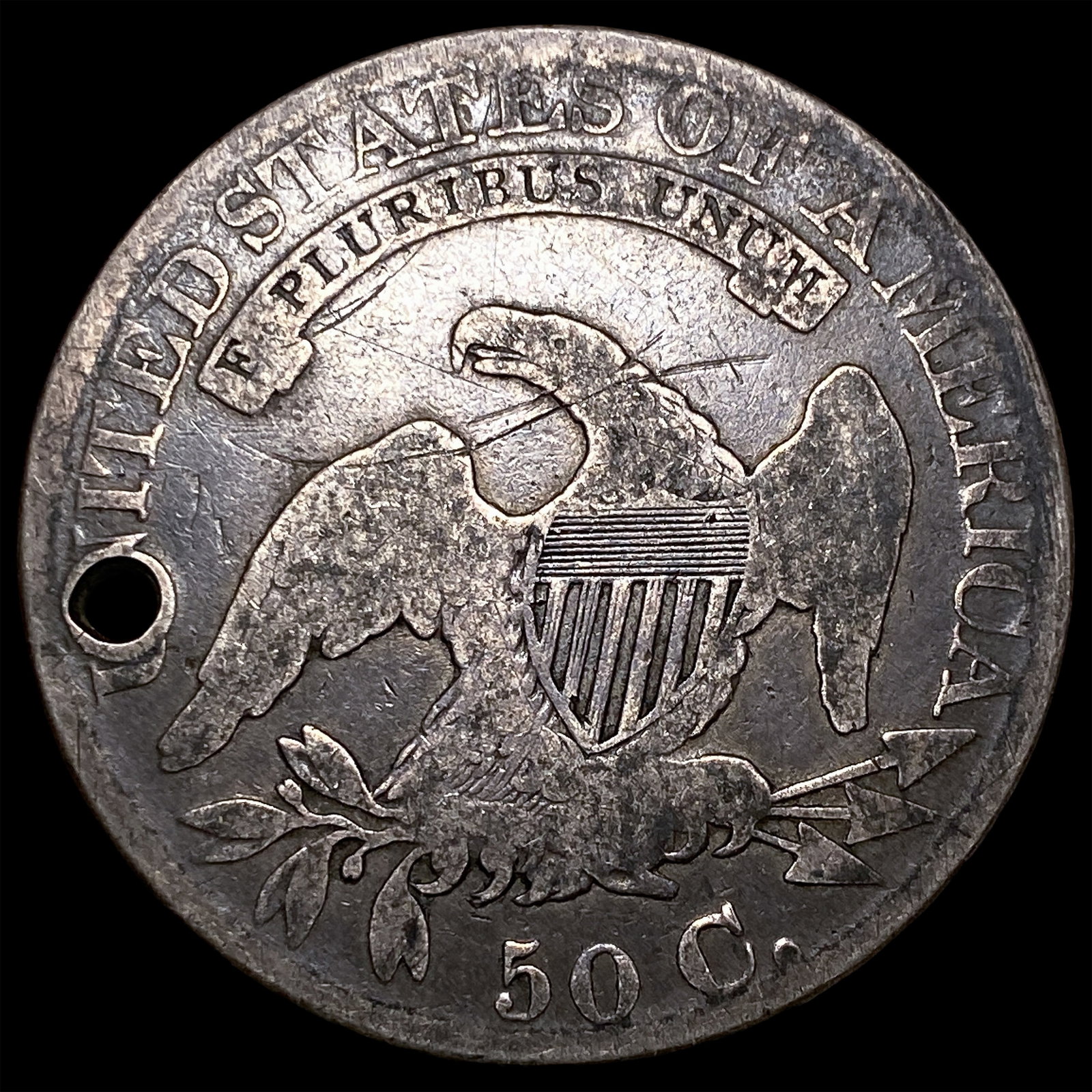 1825 Capped Bust Half Dollar UNCIRCULATED - 2