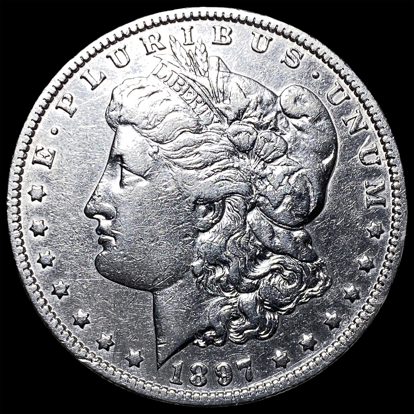 1897-O Silver Morgan Dollar LIGHTLY CIRCULATED: 1897-O Silver Morgan Dollar LIGHTLY CIRCULATED