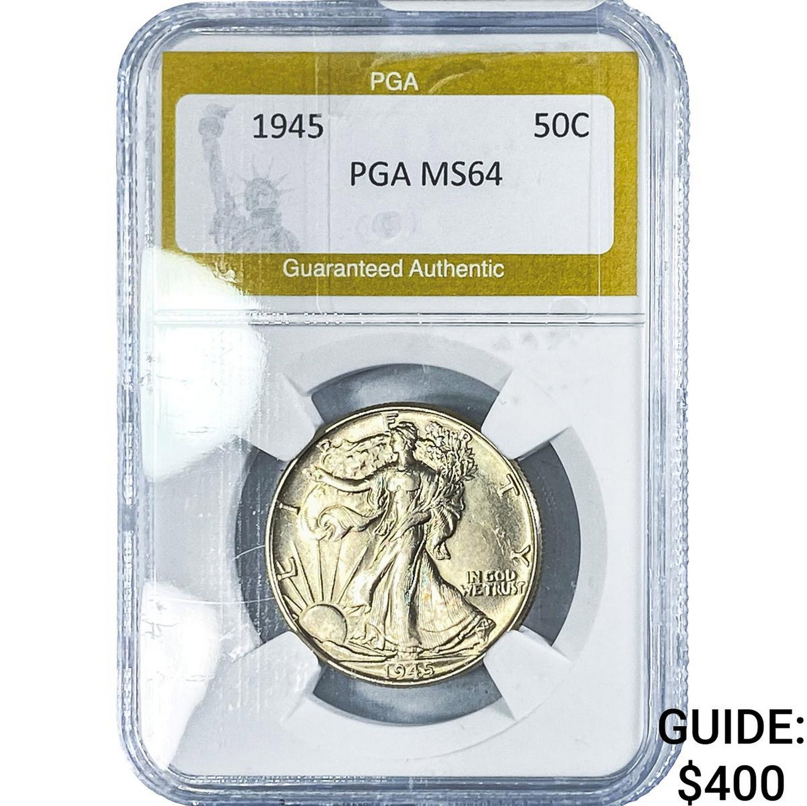 1945 Walking Liberty Half Dollar PGA MS64 (1 of 2)