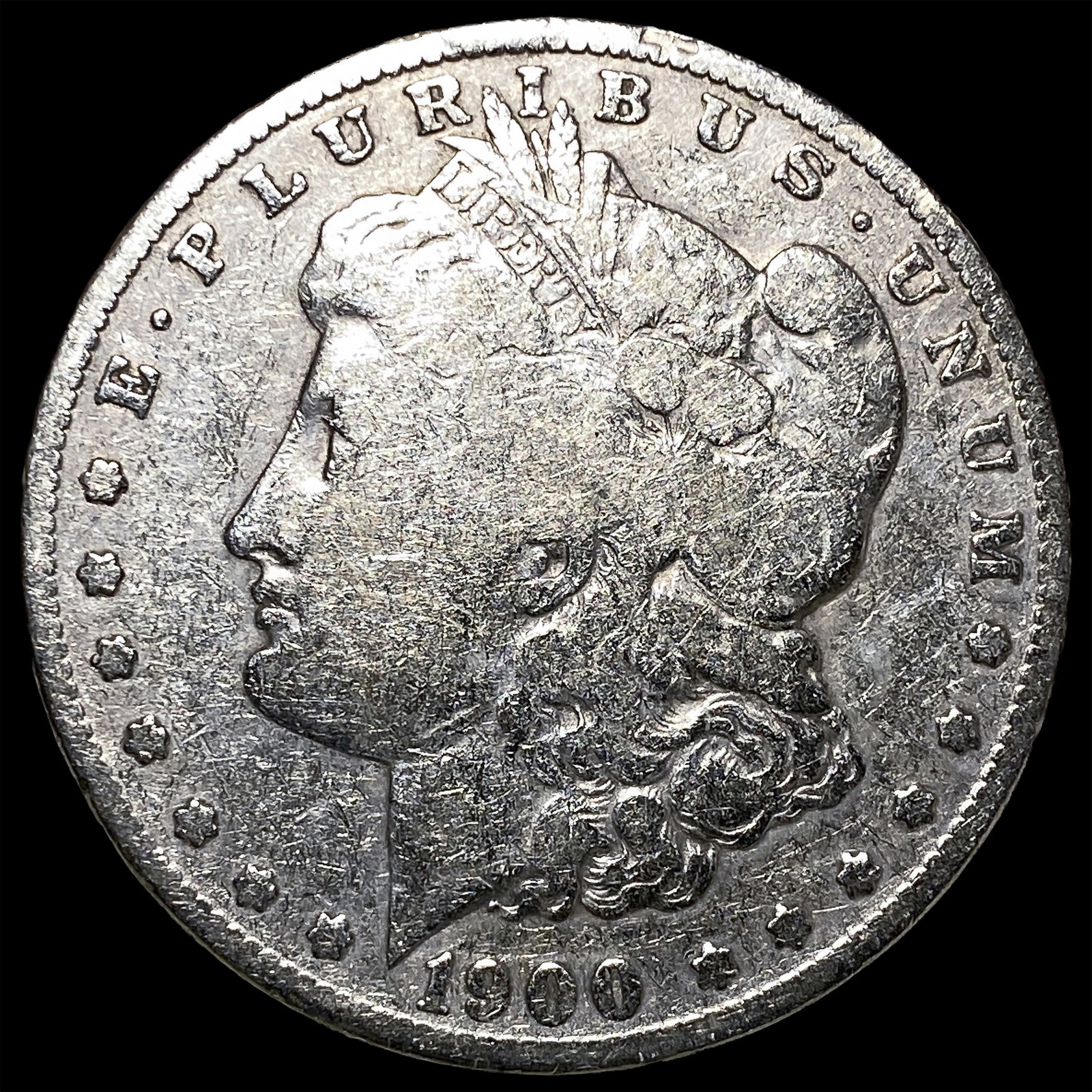 1900-S Silver Morgan Dollar HIGH GRADE: 1900-S Silver Morgan Dollar HIGH GRADE