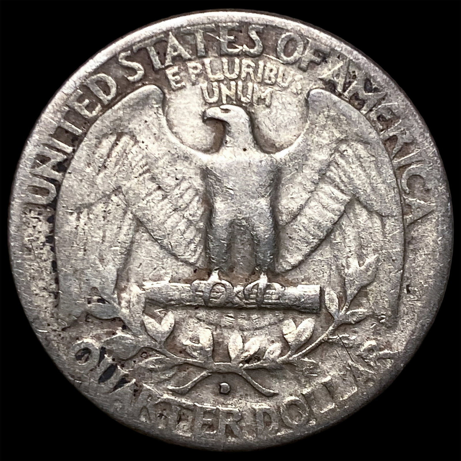 1932-D Silver Washington Quarter ABOUT UNCIRCULATED - 2