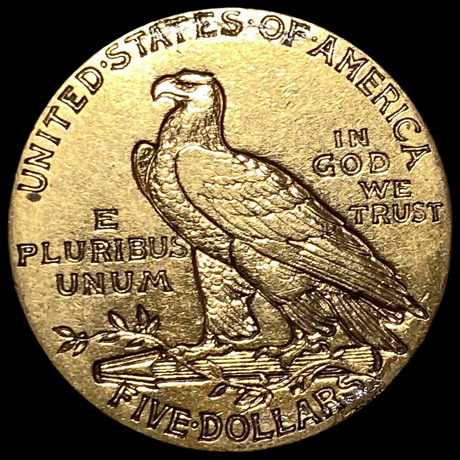 1909 Indian Head Half Eagle $5 Gold HIGH GRADE - 2