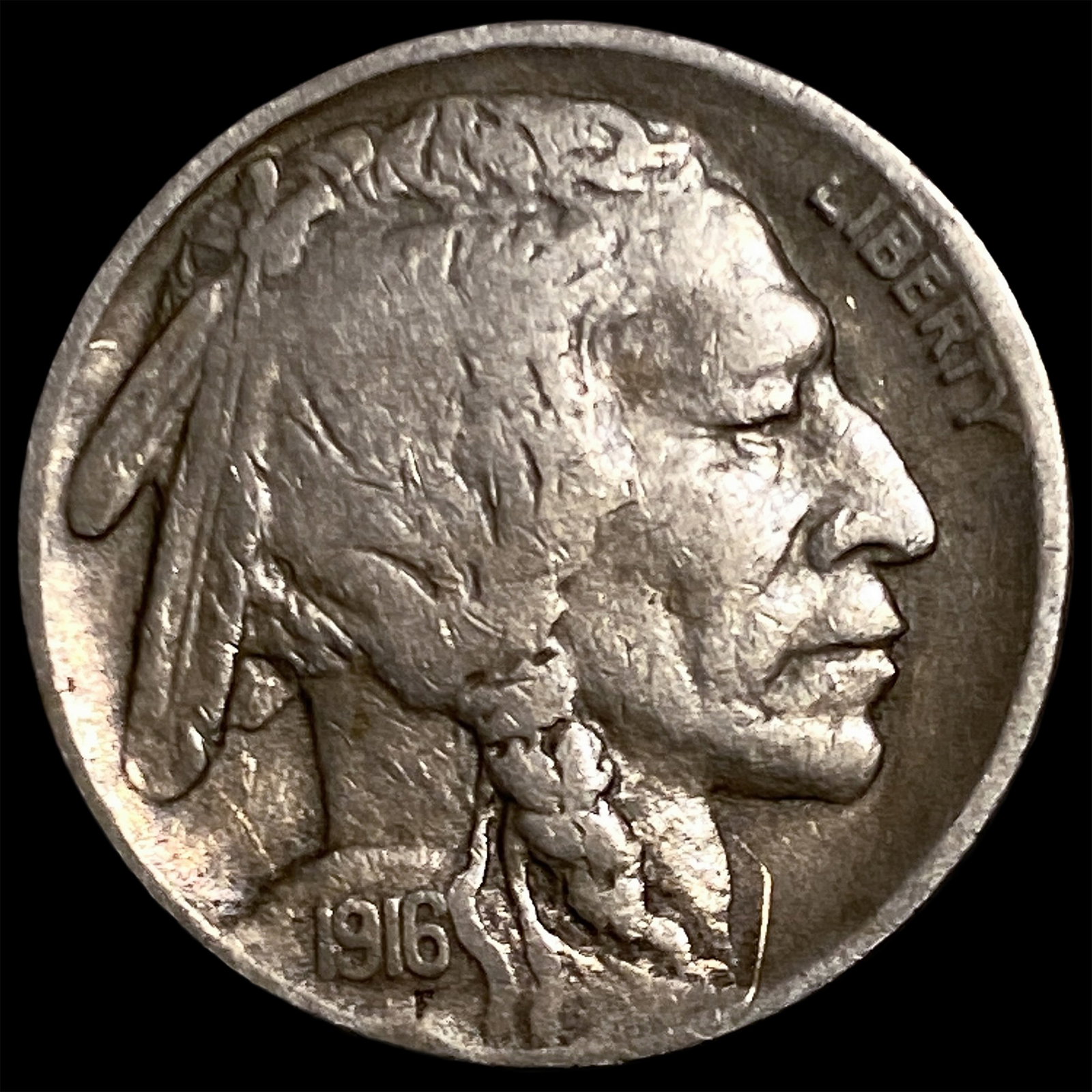 1916 Buffalo Nickel NEARLY UNCIRCULATED: 1916 Buffalo Nickel NEARLY UNCIRCULATED