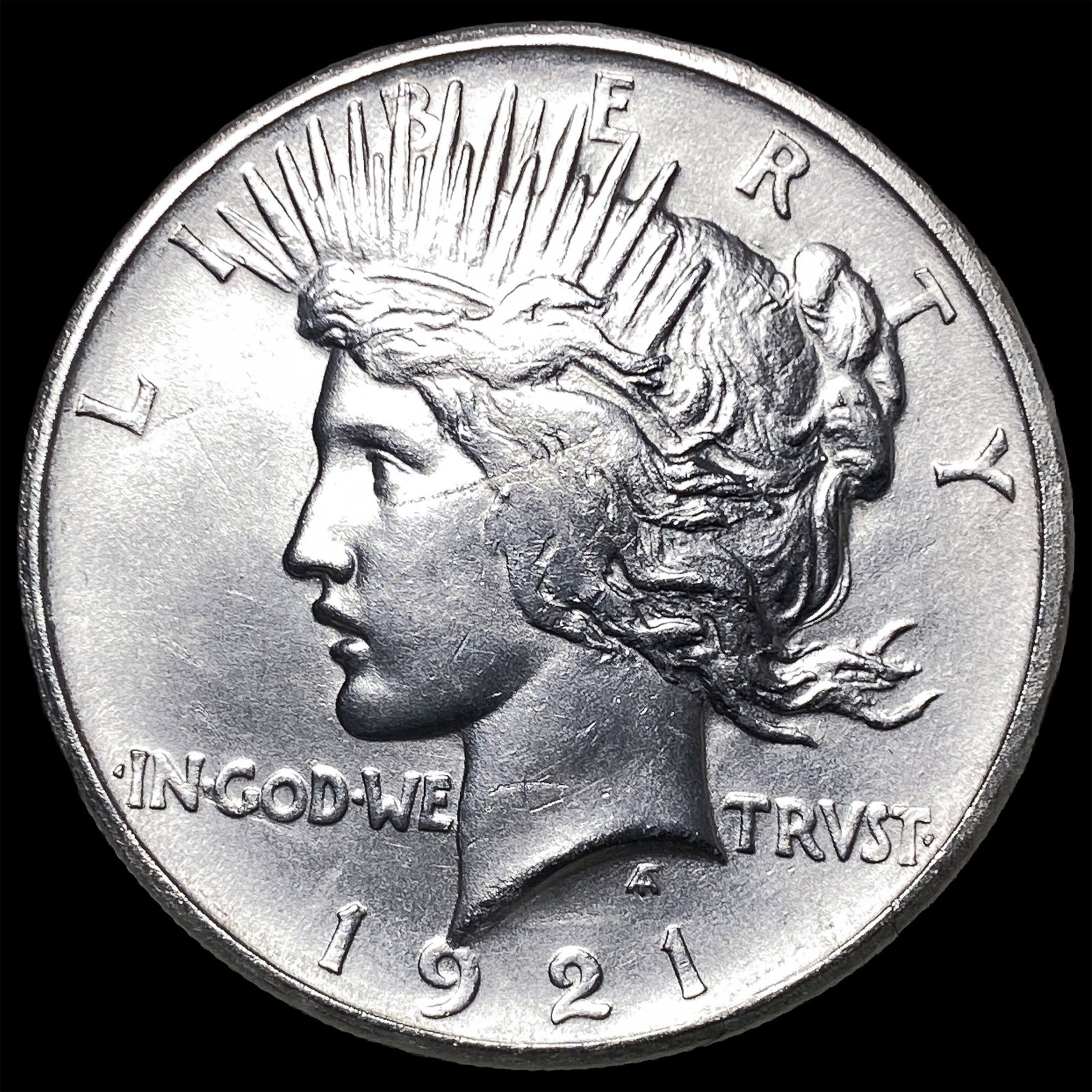 1921 Silver Peace Dollar UNCIRCULATED: 1921 Silver Peace Dollar UNCIRCULATED