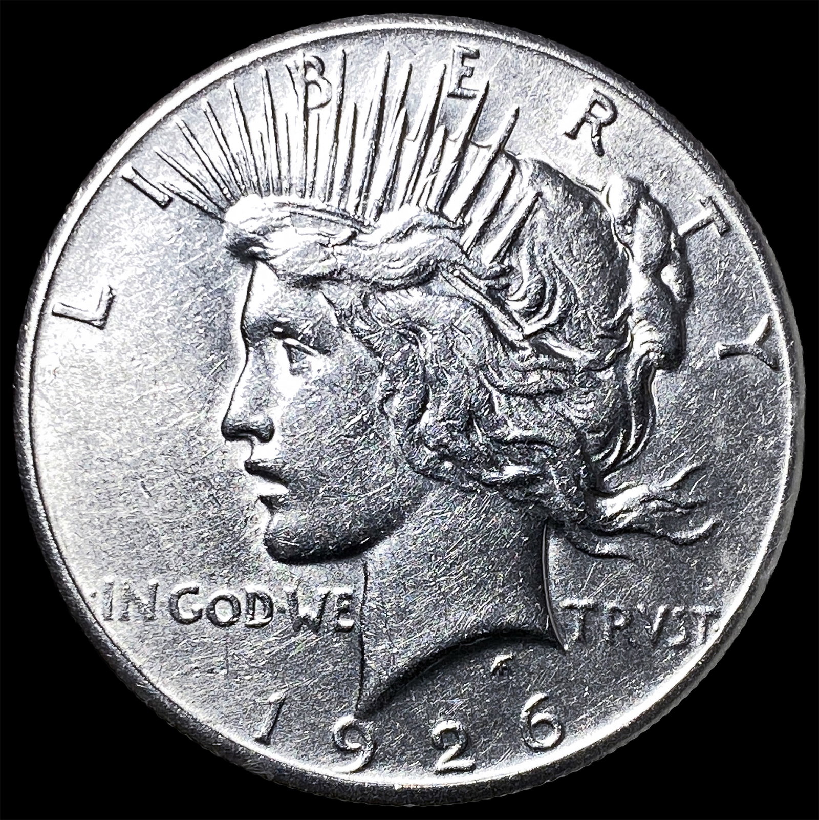 1926 Peace Silver Dollar CHOICE AU: 1926 Peace Silver Dollar CHOICE AU