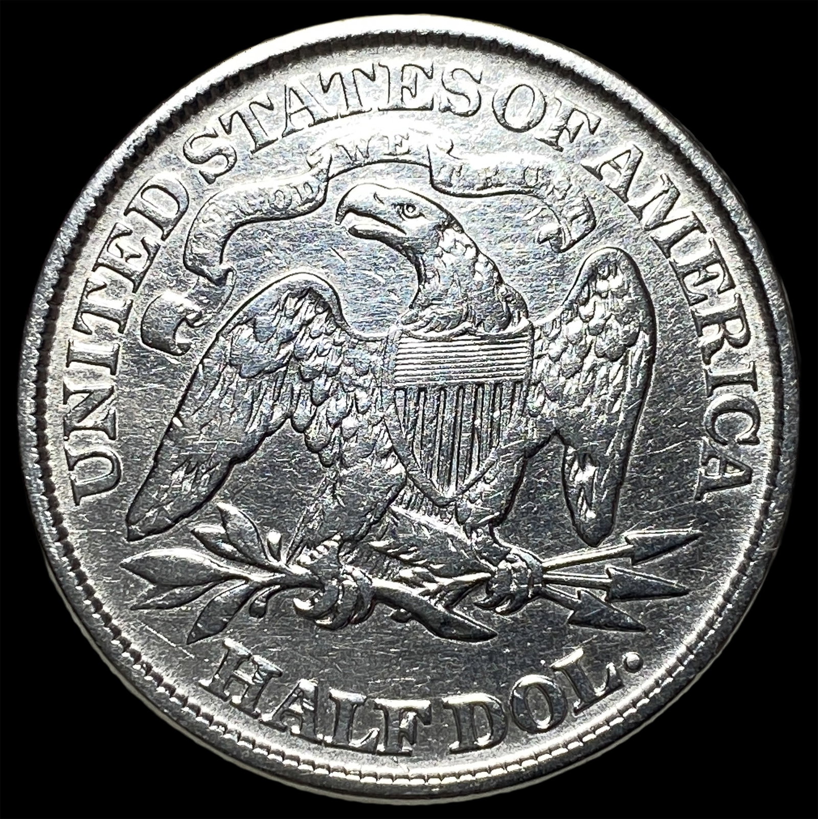 1876 Seated Liberty Half Dollar LIGHTLY CIRCULATED - 2