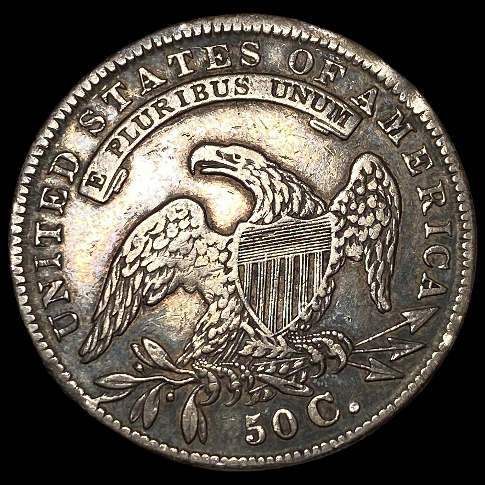 1834 Silver Capped Bust Half Dollar NEARLY UNCIRCULATED - 2