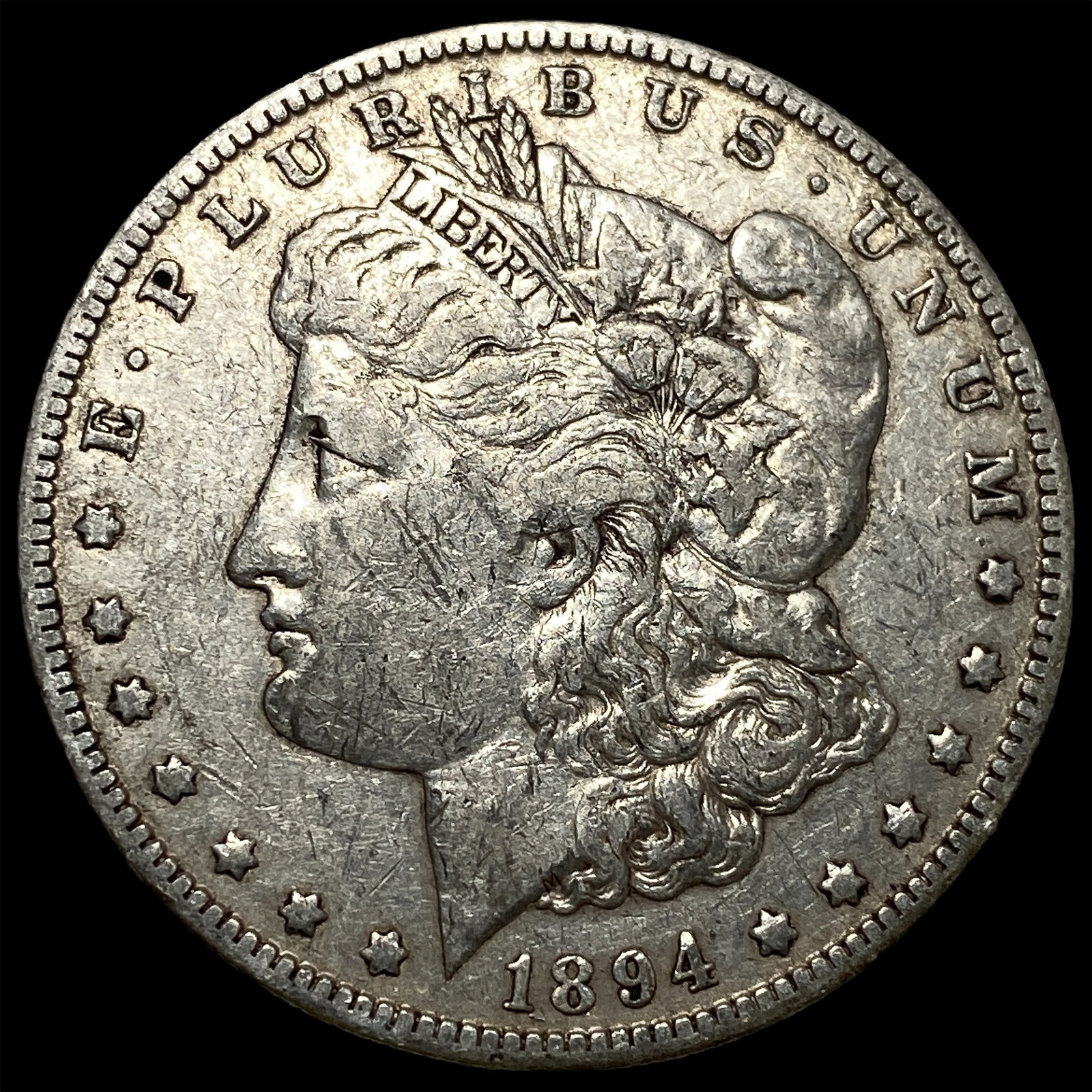 1894-O Silver Morgan Dollar NEARLY UNCIRCULATED: 1894-O Silver Morgan Dollar NEARLY UNCIRCULATED