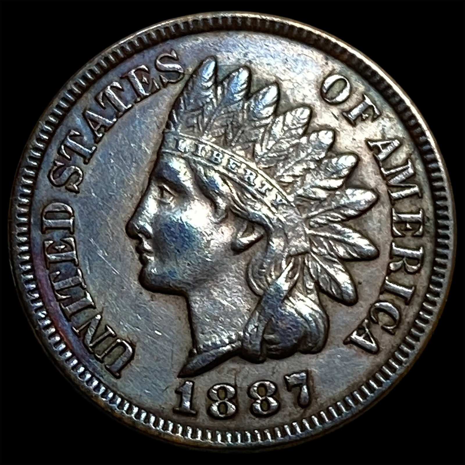 1887 Indian Head Cent UNCIRCULATED: 1887 Indian Head Cent UNCIRCULATED