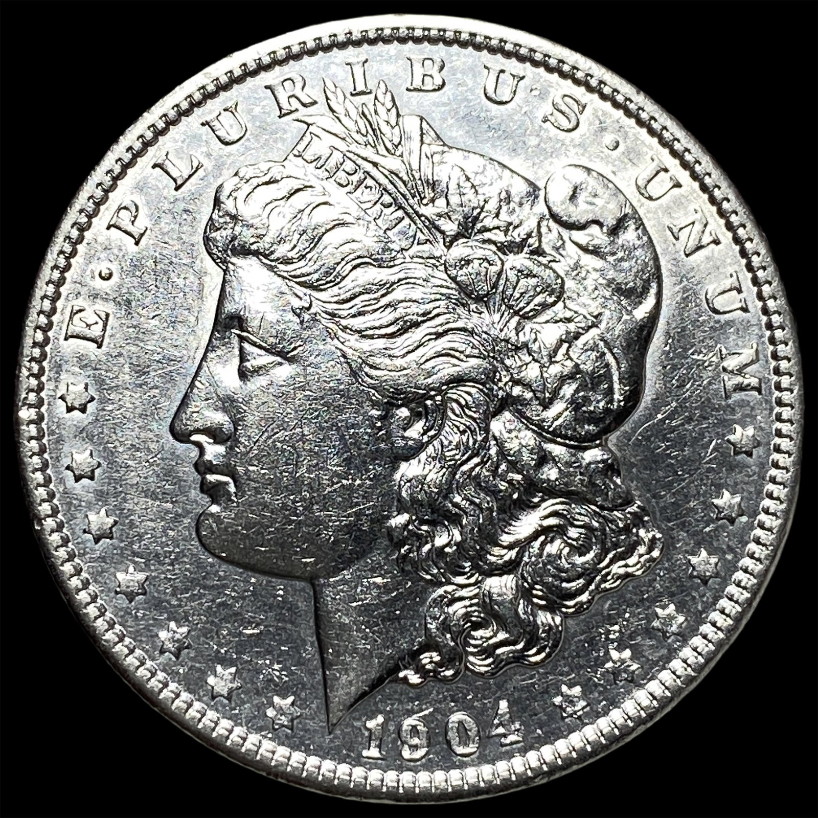 1904 Morgan Silver Dollar UNCIRCULATED: 1904 Morgan Silver Dollar UNCIRCULATED