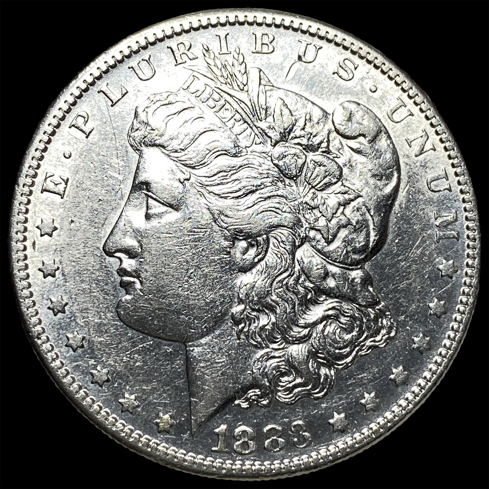 1883 Morgan Silver Dollar CLOSELY UNCIRCULATED: 1883 Morgan Silver Dollar CLOSELY UNCIRCULATED