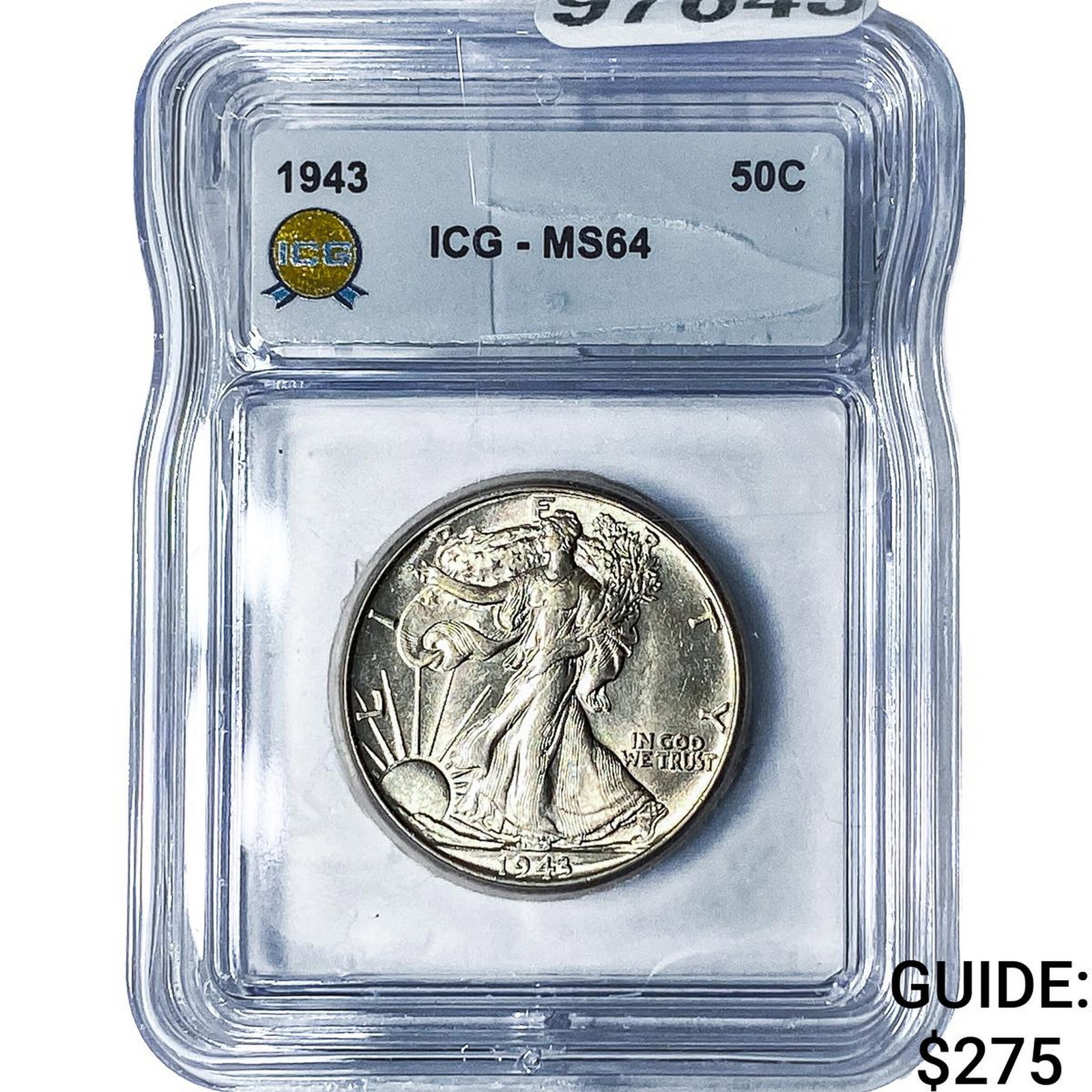 1943 Walking Liberty Half Dollar ICG MS64 (1 of 2)