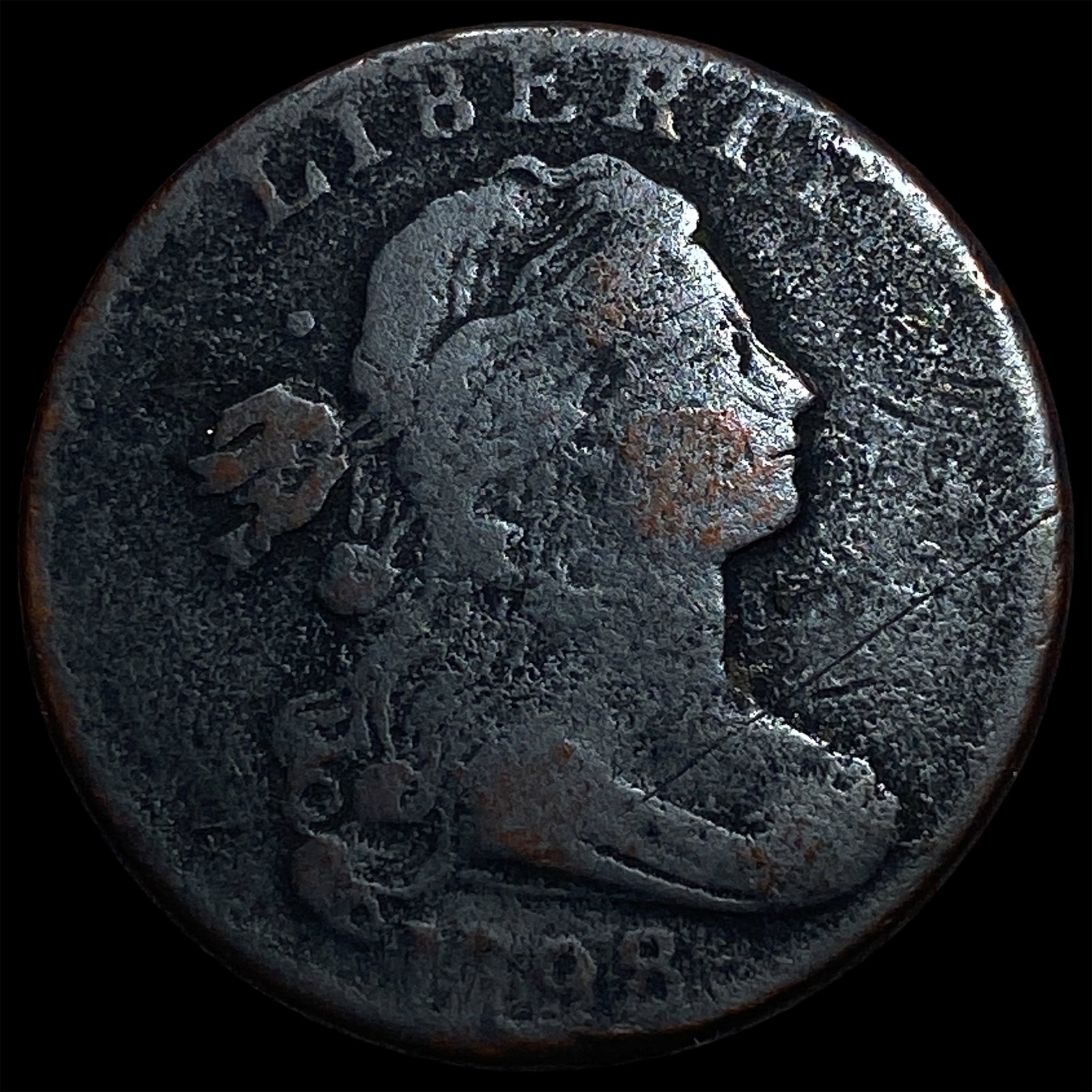 1798 Draped Bust Large Cent HIGH GRADE: 1798 Draped Bust Large Cent HIGH GRADE