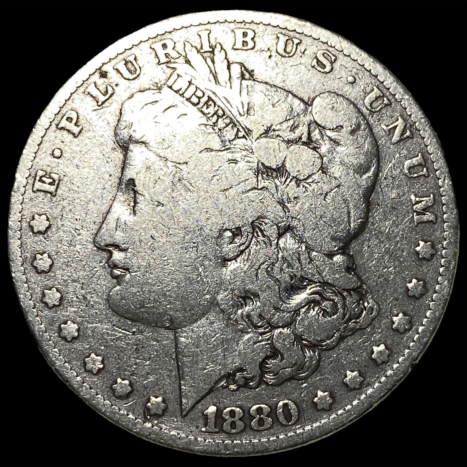 1880-O Silver Morgan Dollar LIGHTLY CIRCULATED: 1880-O Silver Morgan Dollar LIGHTLY CIRCULATED