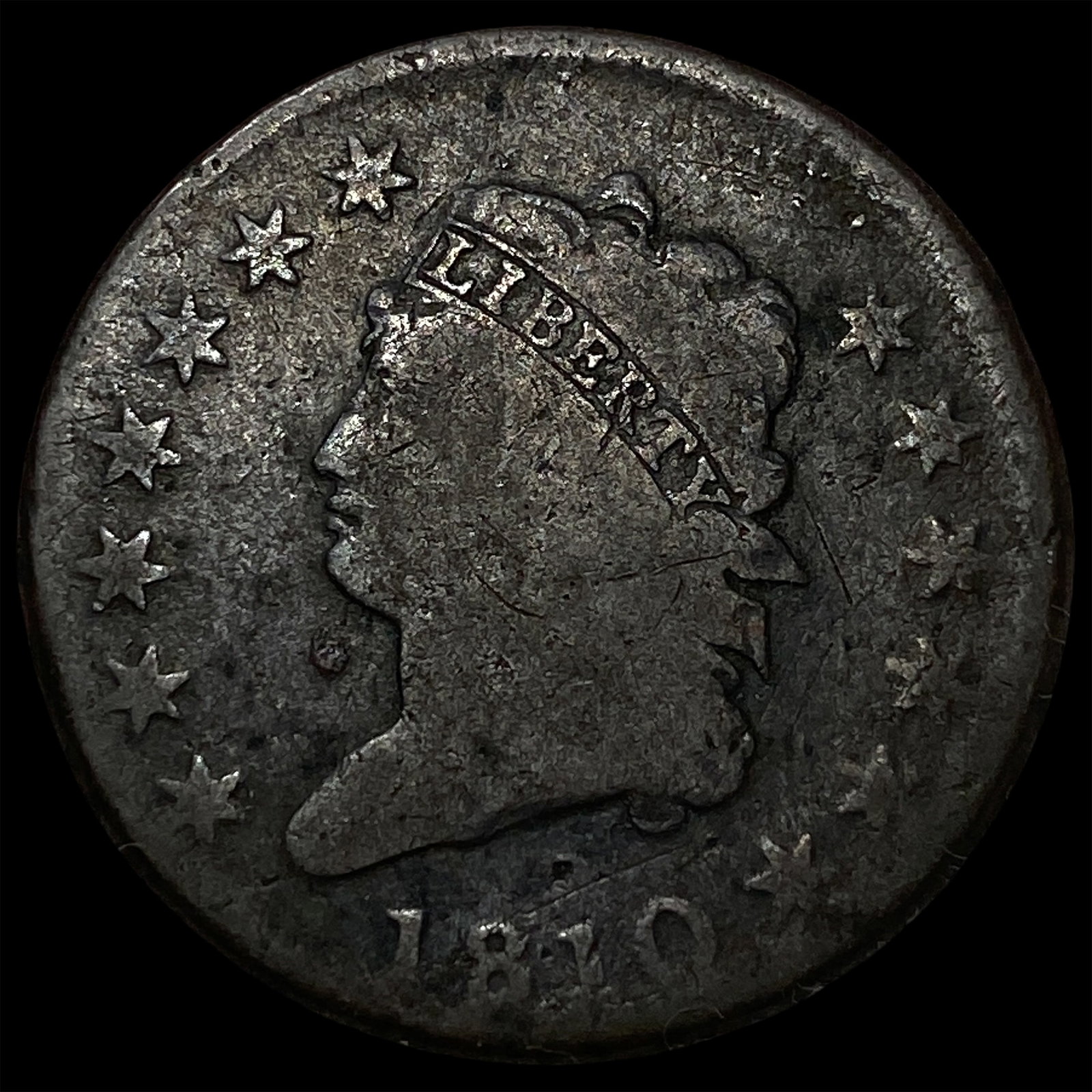1810 Classic Head Large Cent NICELY CIRCULATED: 1810 Classic Head Large Cent NICELY CIRCULATED