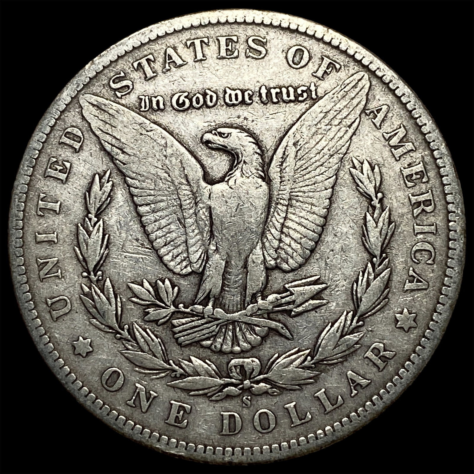 1898-S Silver Morgan Dollar NEARLY UNCIRCULATED - 2