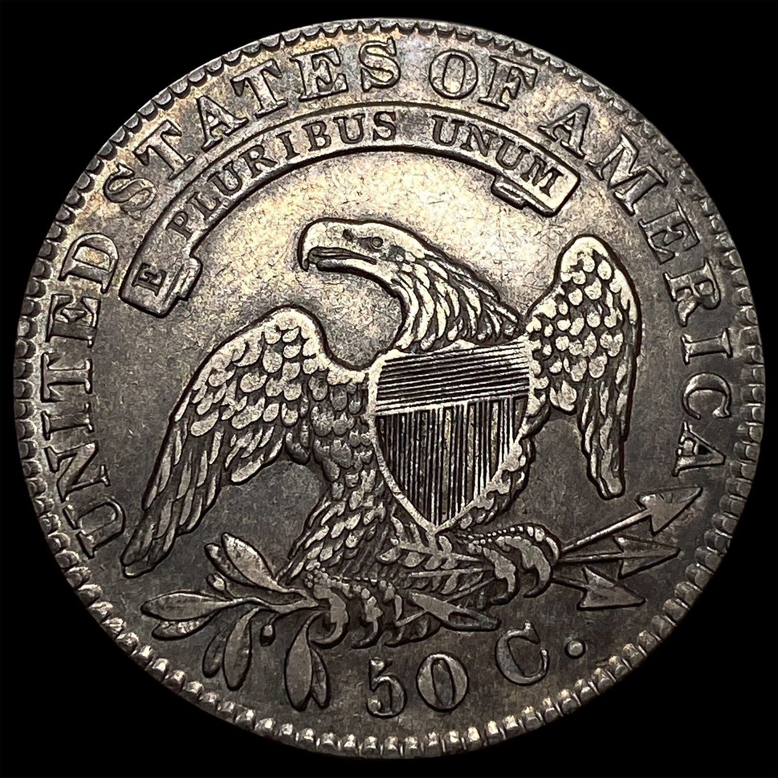 1832 Capped Bust Half Dollar NEARLY UNCIRCULATED - 2
