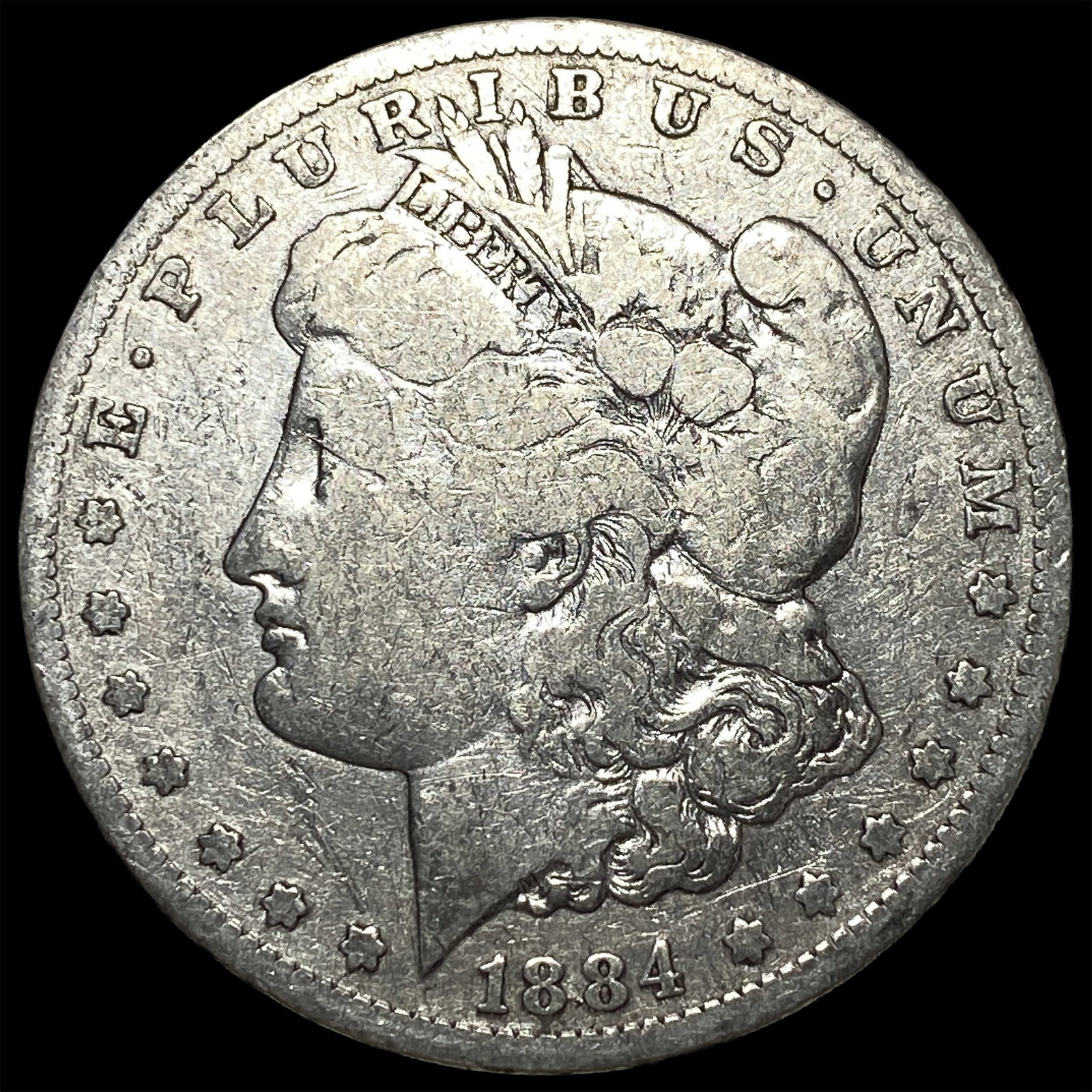 1884-O Silver Morgan Dollar LIGHTLY CIRCULATED