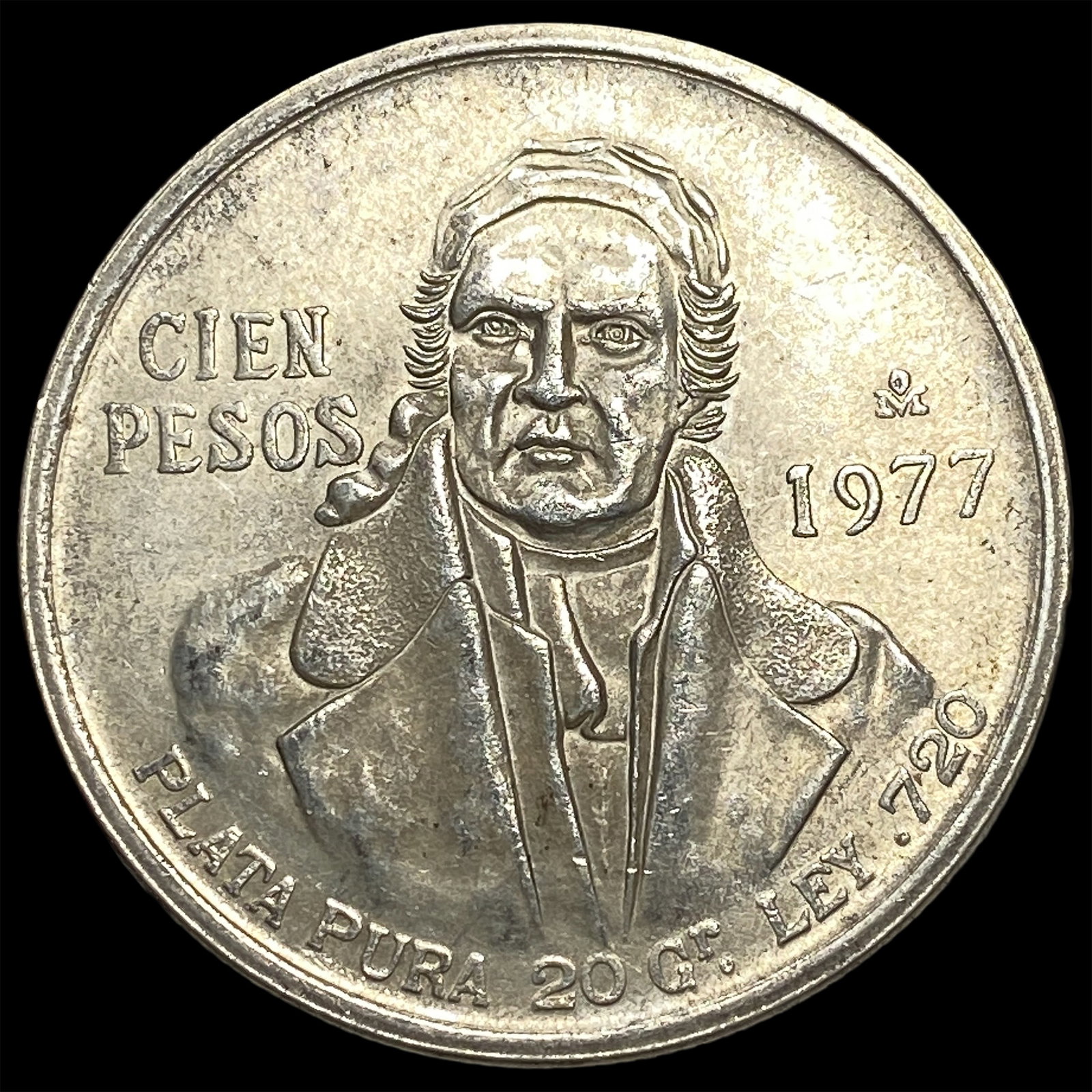1977 Mo Mexico Silver 100 Pesos UNCIRCULATED (1 of 2)
