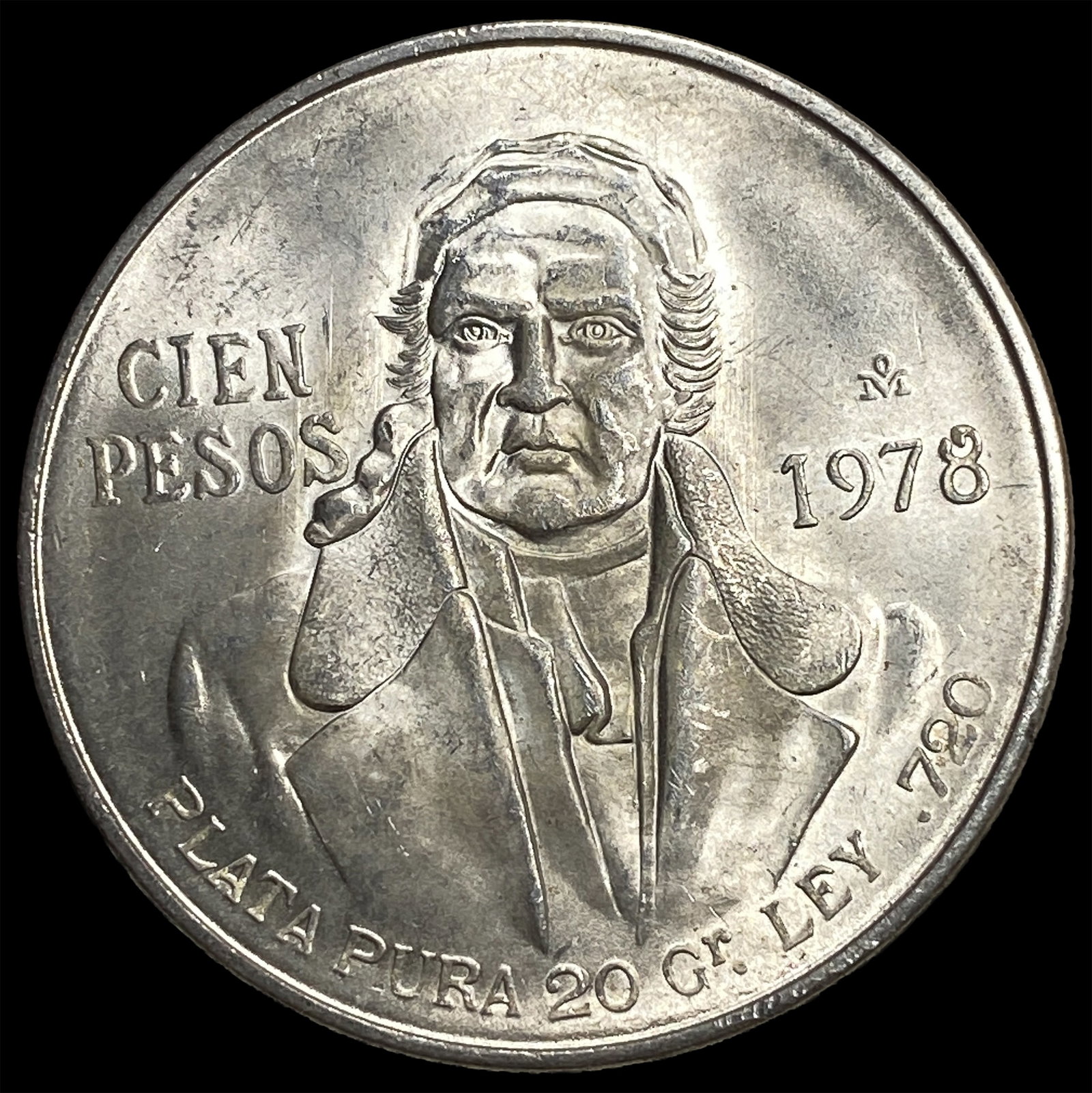 1978 Silver 100 Pesos Mexico HIGH GRADE: 1978 Silver 100 Pesos Mexico HIGH GRADE