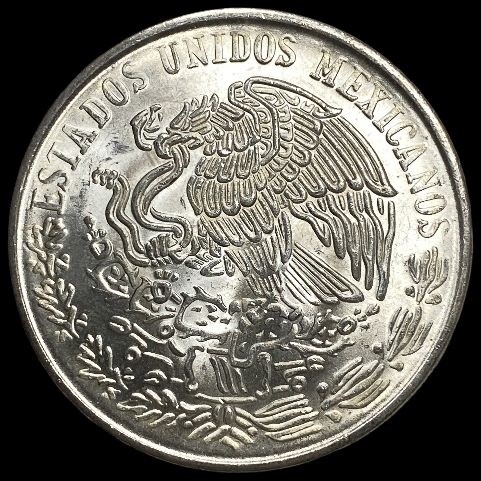 1978 Silver 100 Pesos Mexico HIGH GRADE - 2