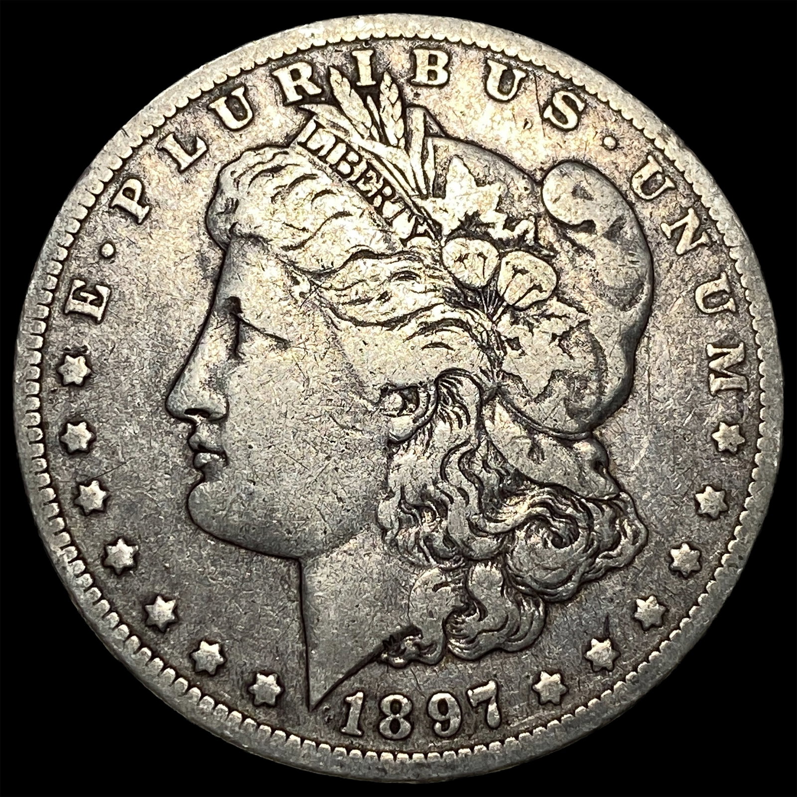 1897-O Silver Morgan Dollar LIGHTLY CIRCULATED: 1897-O Silver Morgan Dollar LIGHTLY CIRCULATED