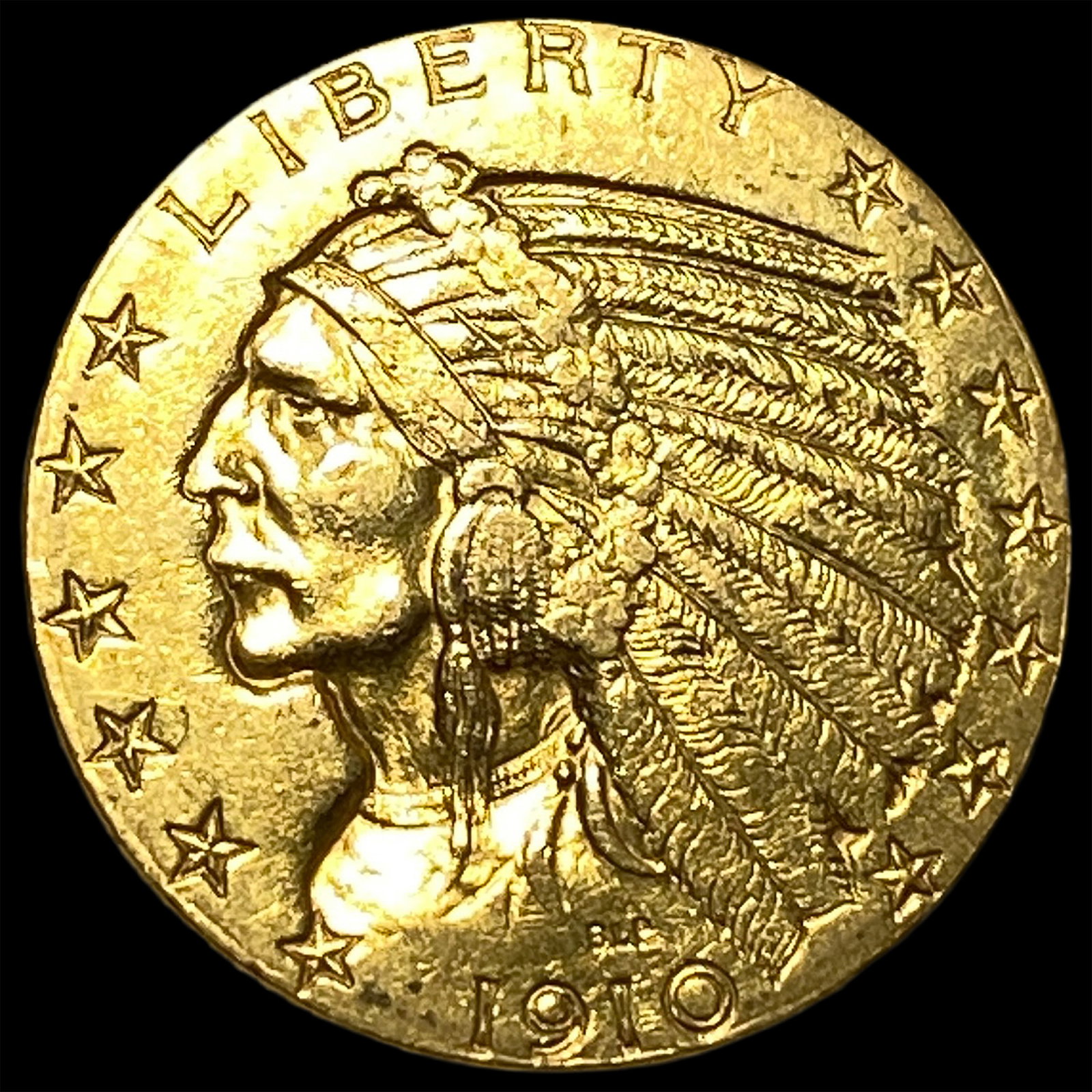 1910 Indian Head Half Eagle $5 Gold CLOSELY UNCIRCULATED (1 of 2)