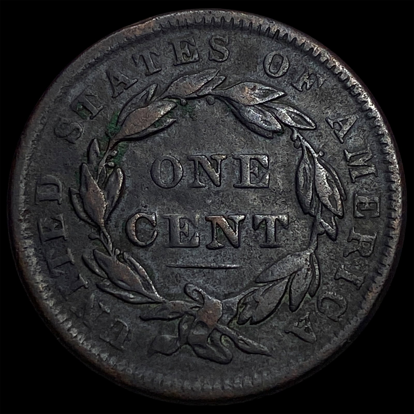 1838 Coronet Head Large Cent NEARLY UNCIRCULATED - 2