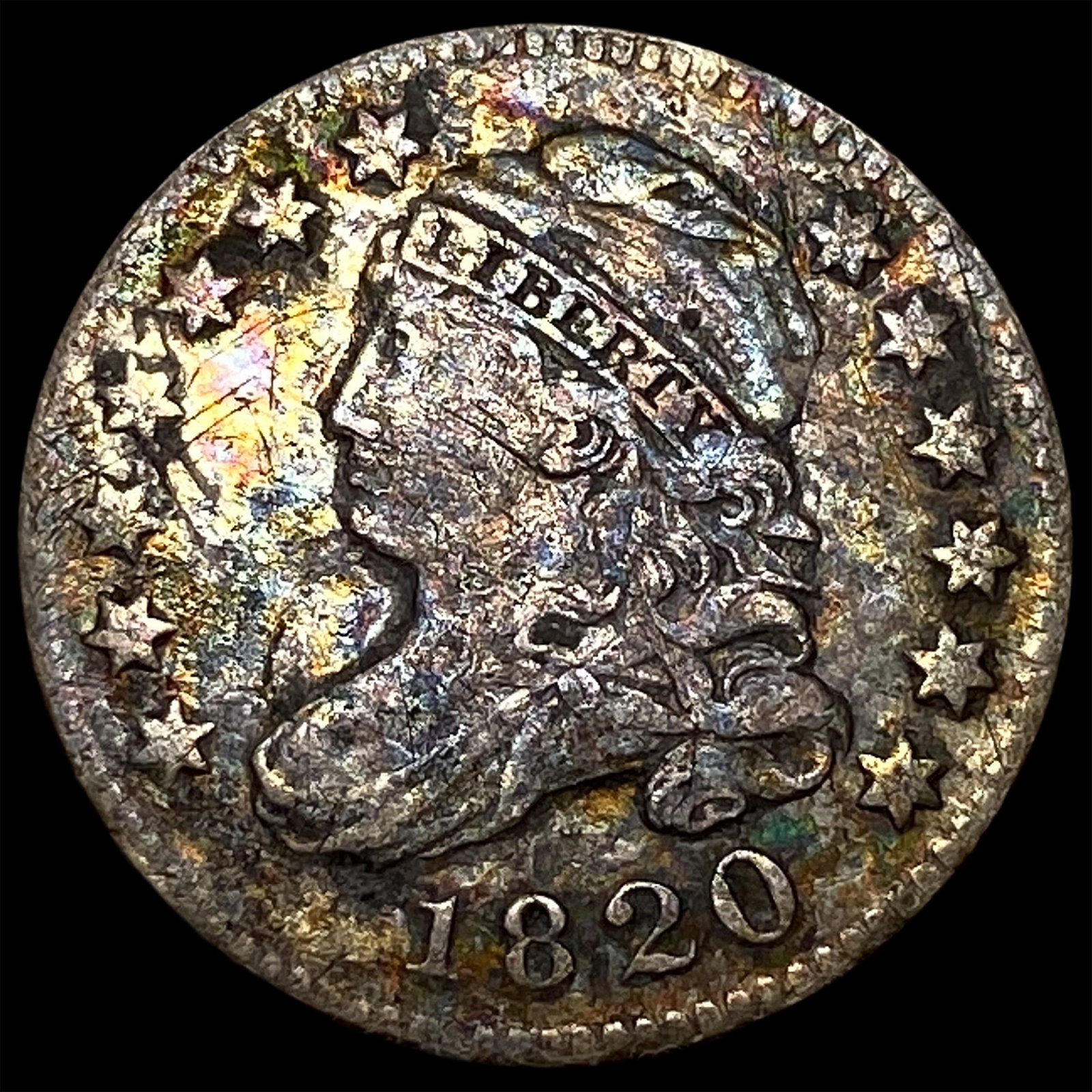 1820 Capped Bust Dime LIGHTLY CIRCULATED (1 of 2)
